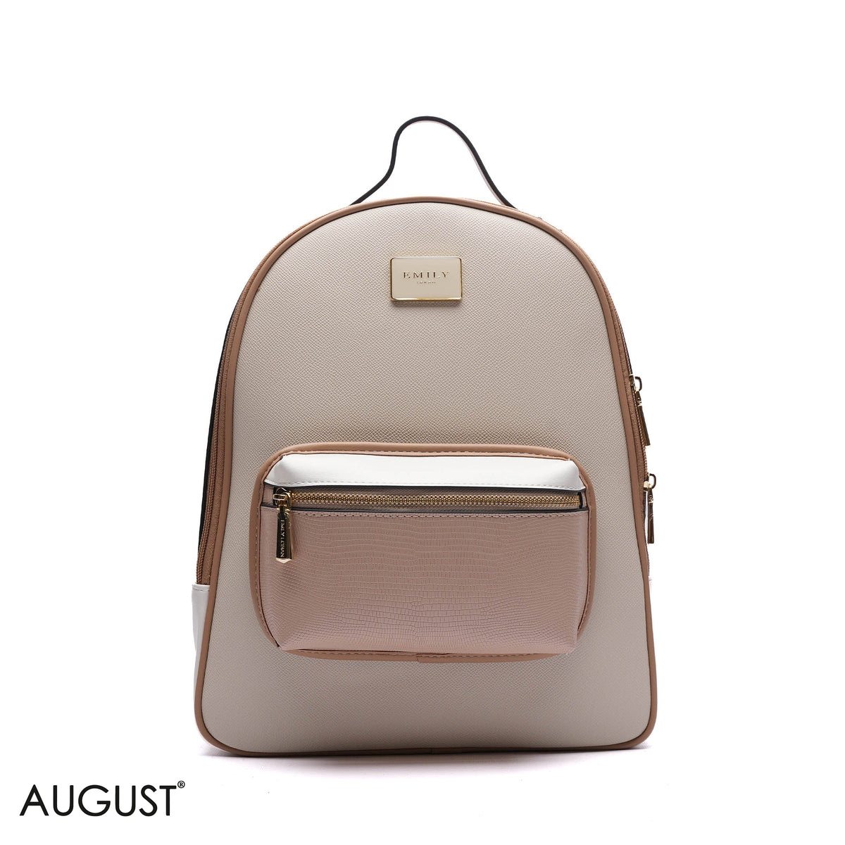 BACKPACK WITH DETACHABLE FRONT POUCH