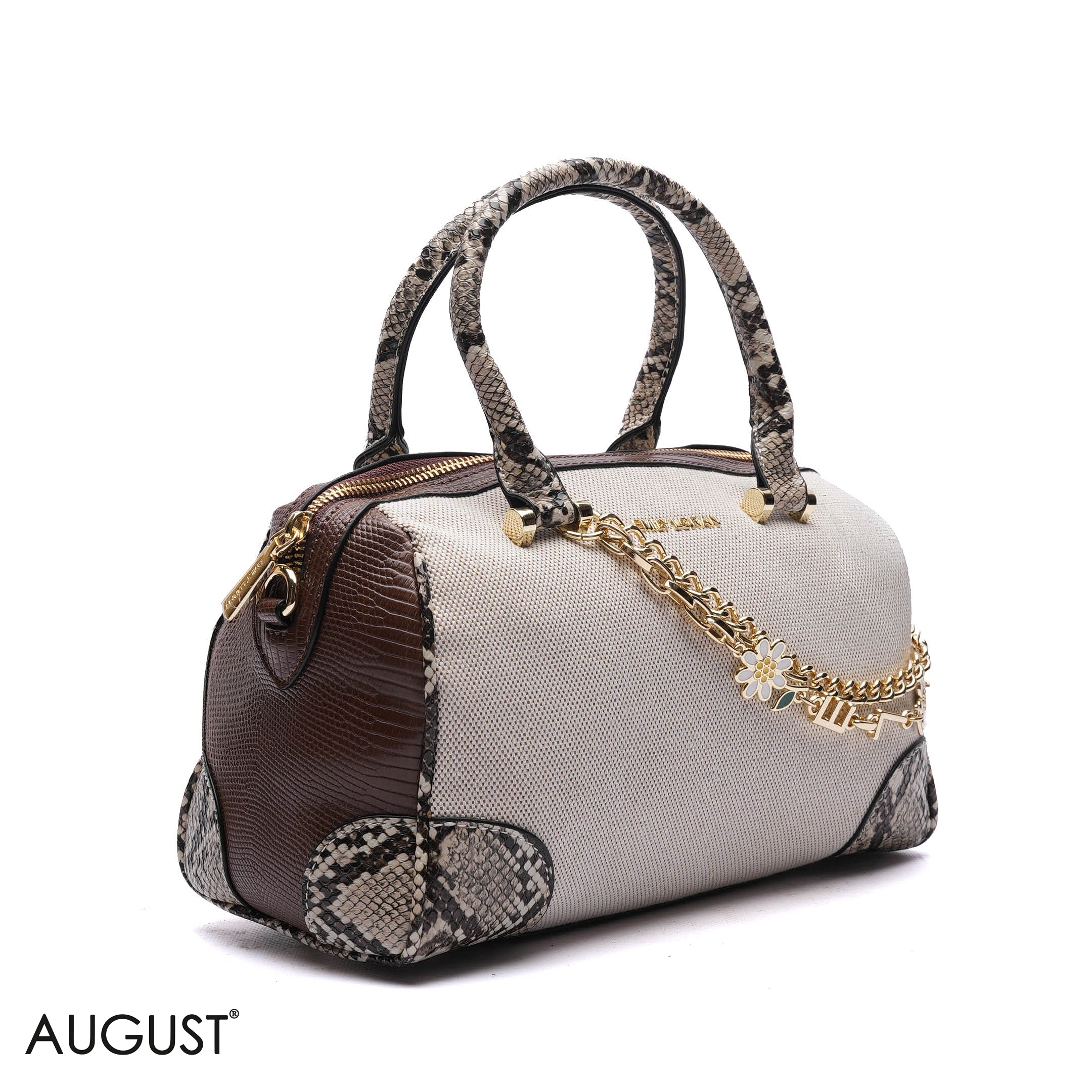 EMILY CHARM CHAIN BARREL BAG