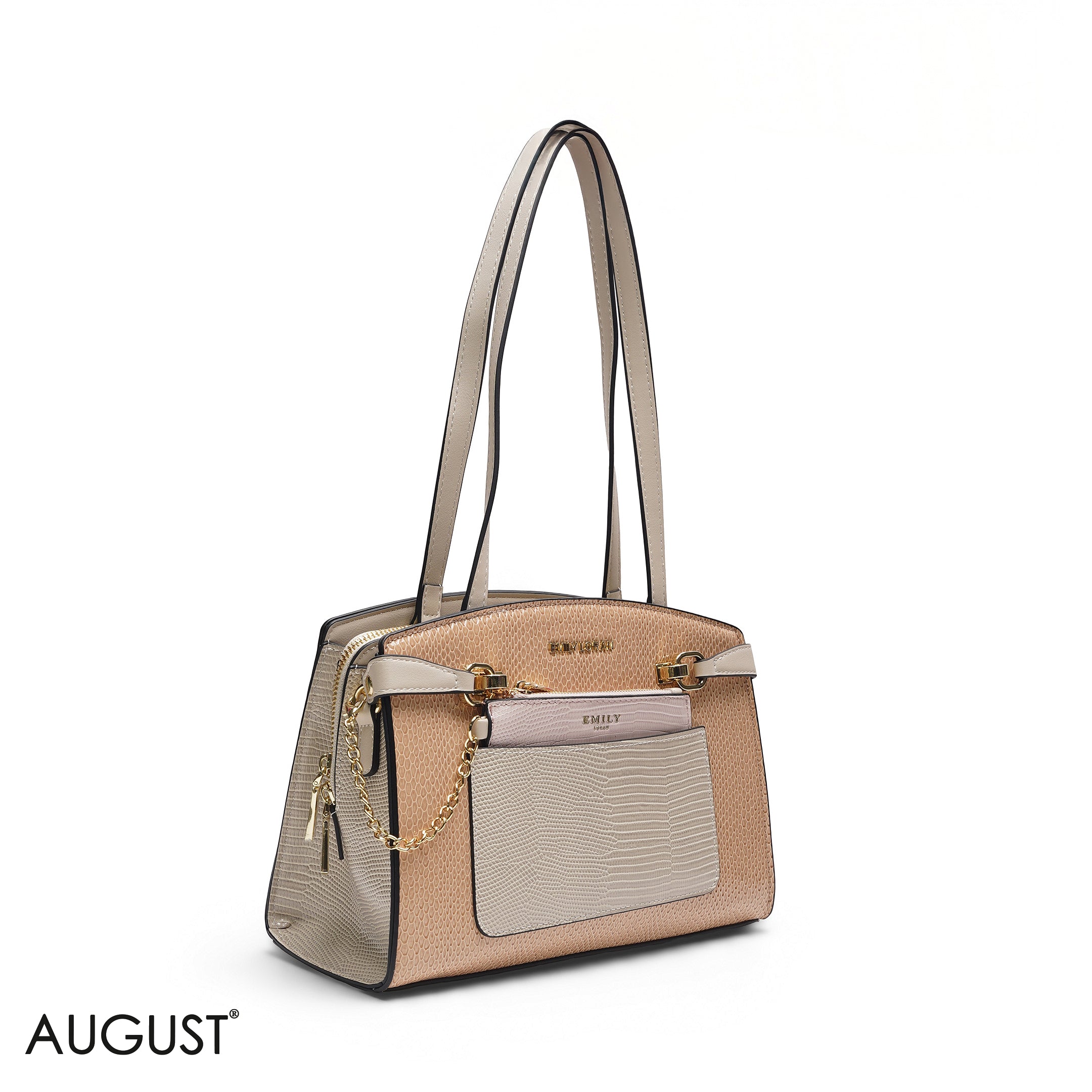 SPECIAL DESIGN EMILY LORAN BEIGE FAUX LEATHER