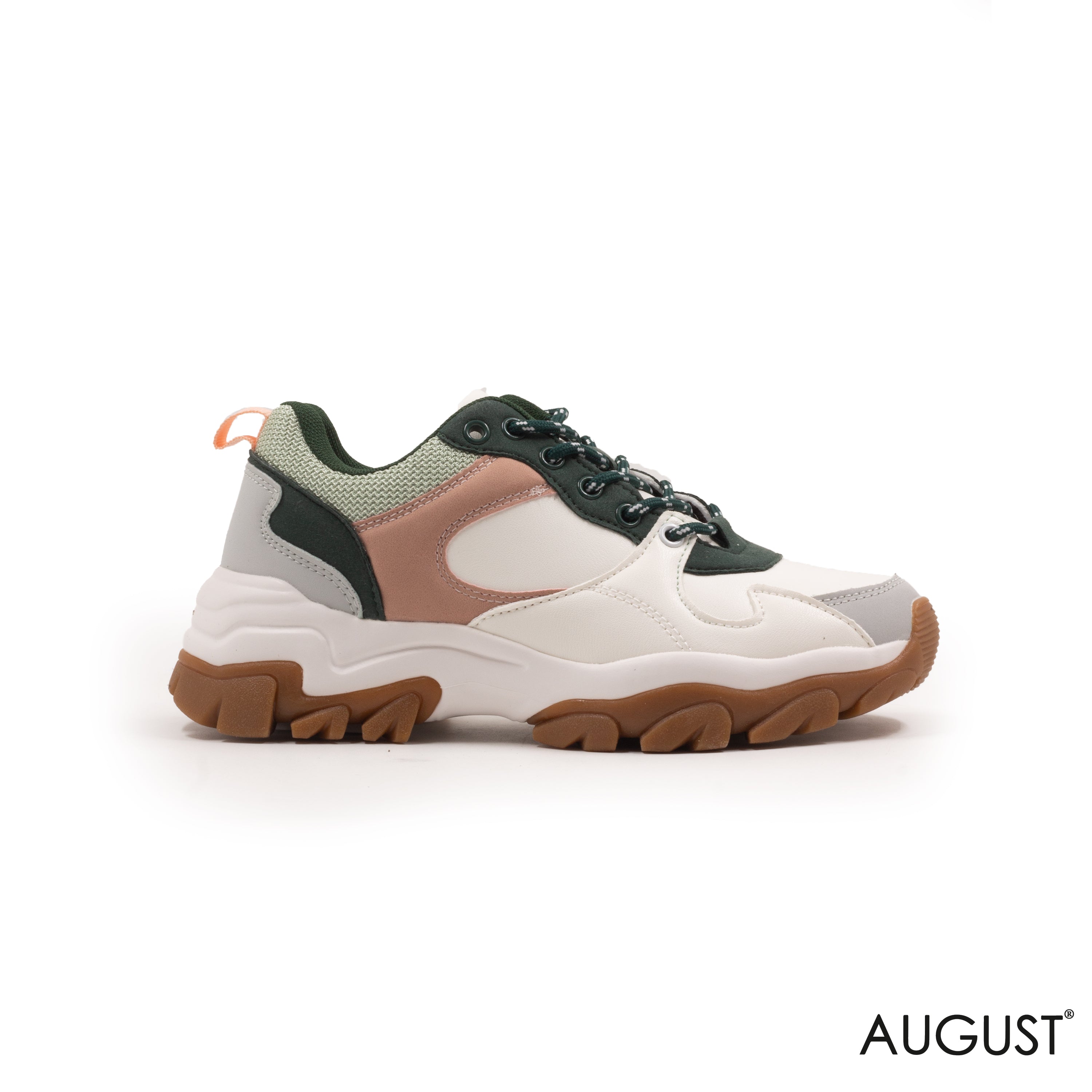 CHUNKY LEATHER SNEAKERS WITH SPECIAL DESIGN