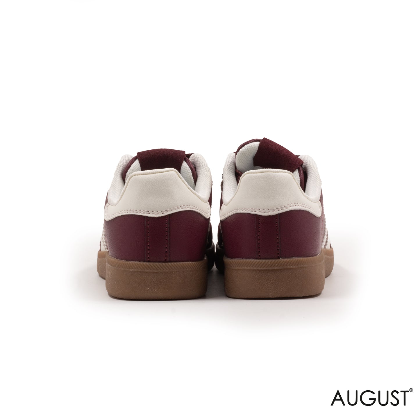 LEATHER,RUBBER SOLE,LACE-UP SNEAKER