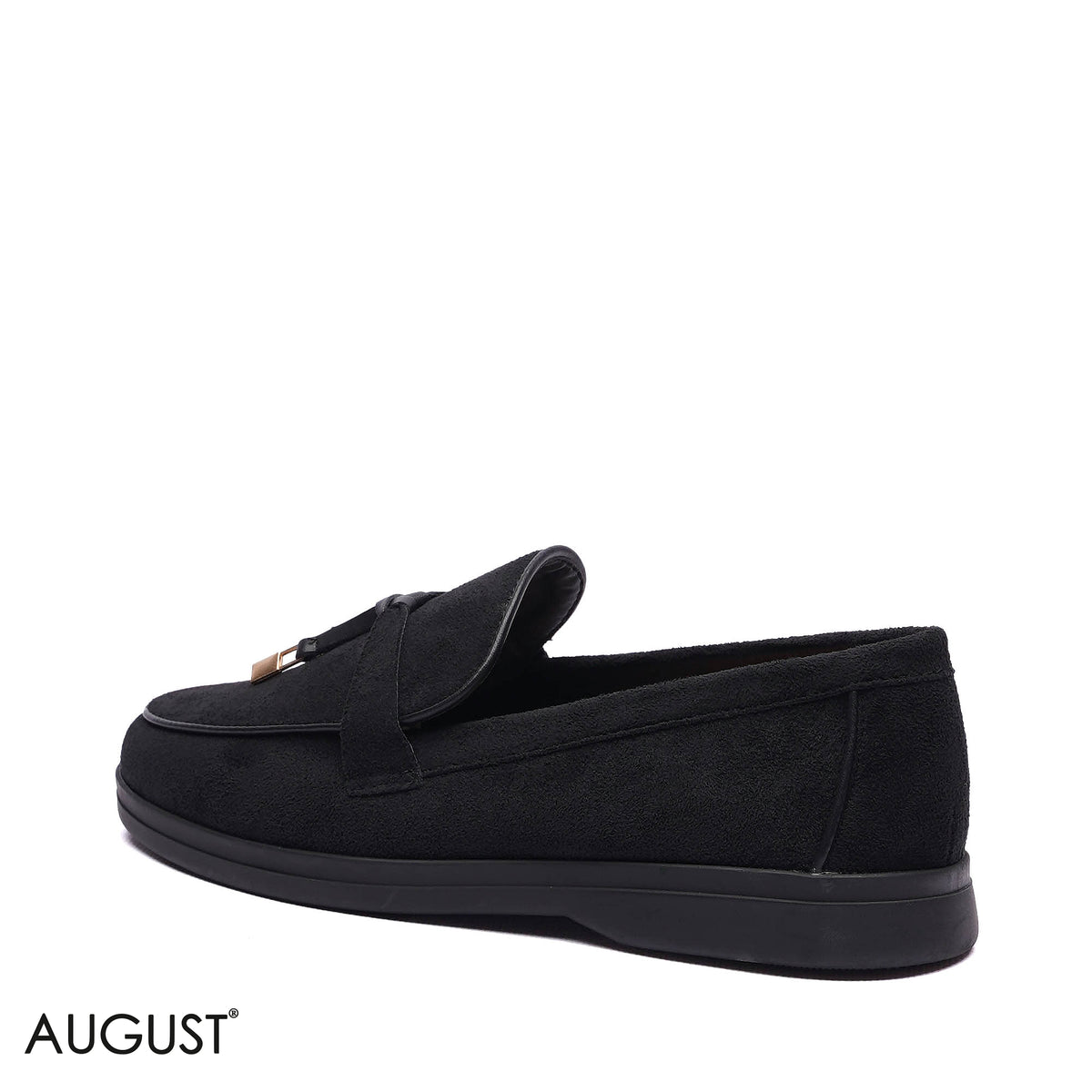 TASSELED SUEDE LOAFERS