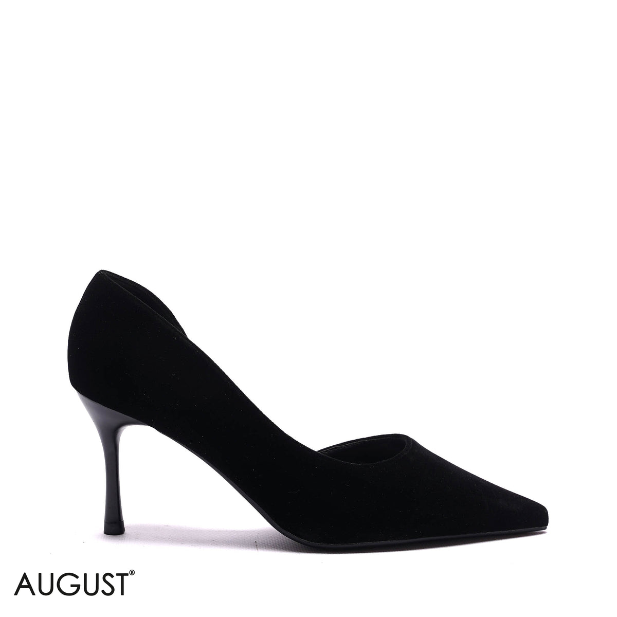 D’ORSAY VELVET POINTED PUMPS