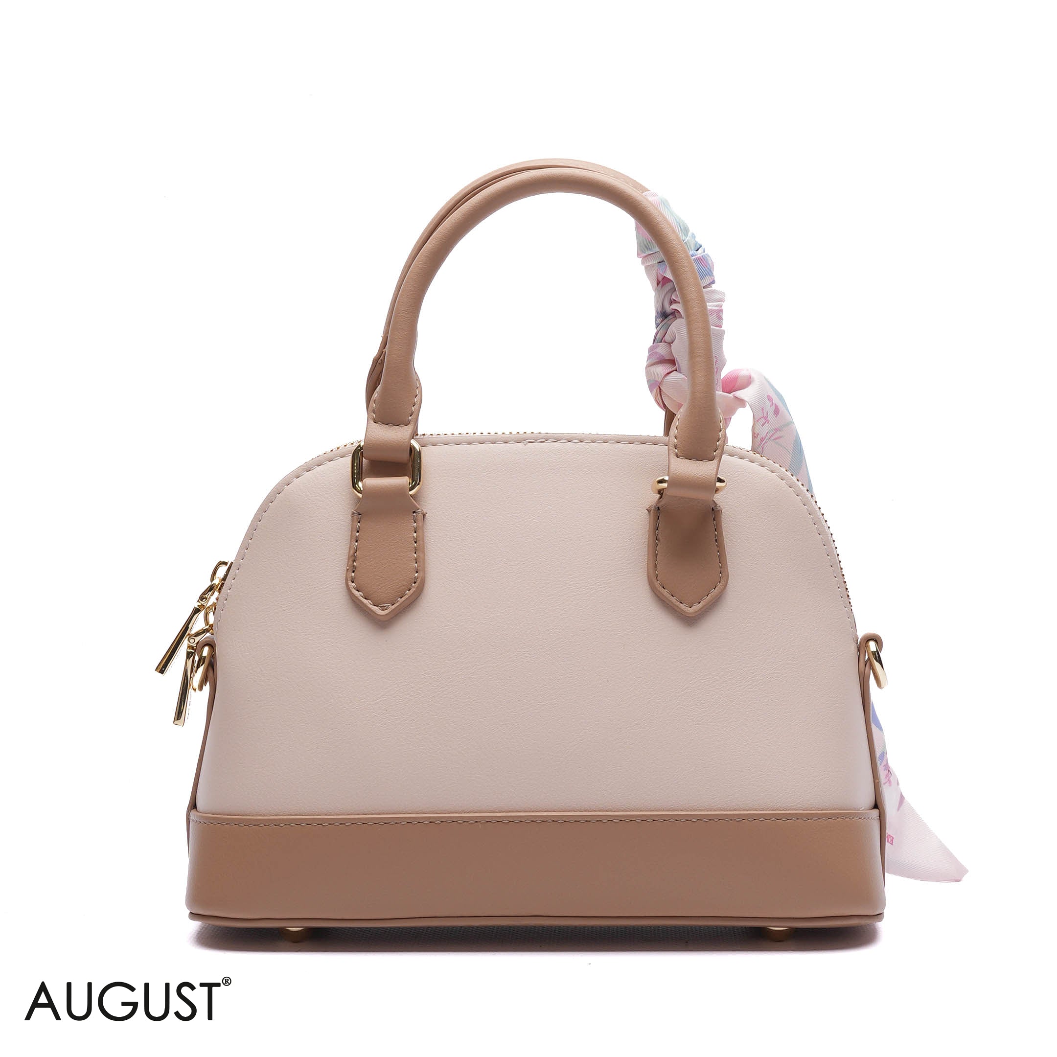 FLORAL DOME HANDBAG WITH SCARF
