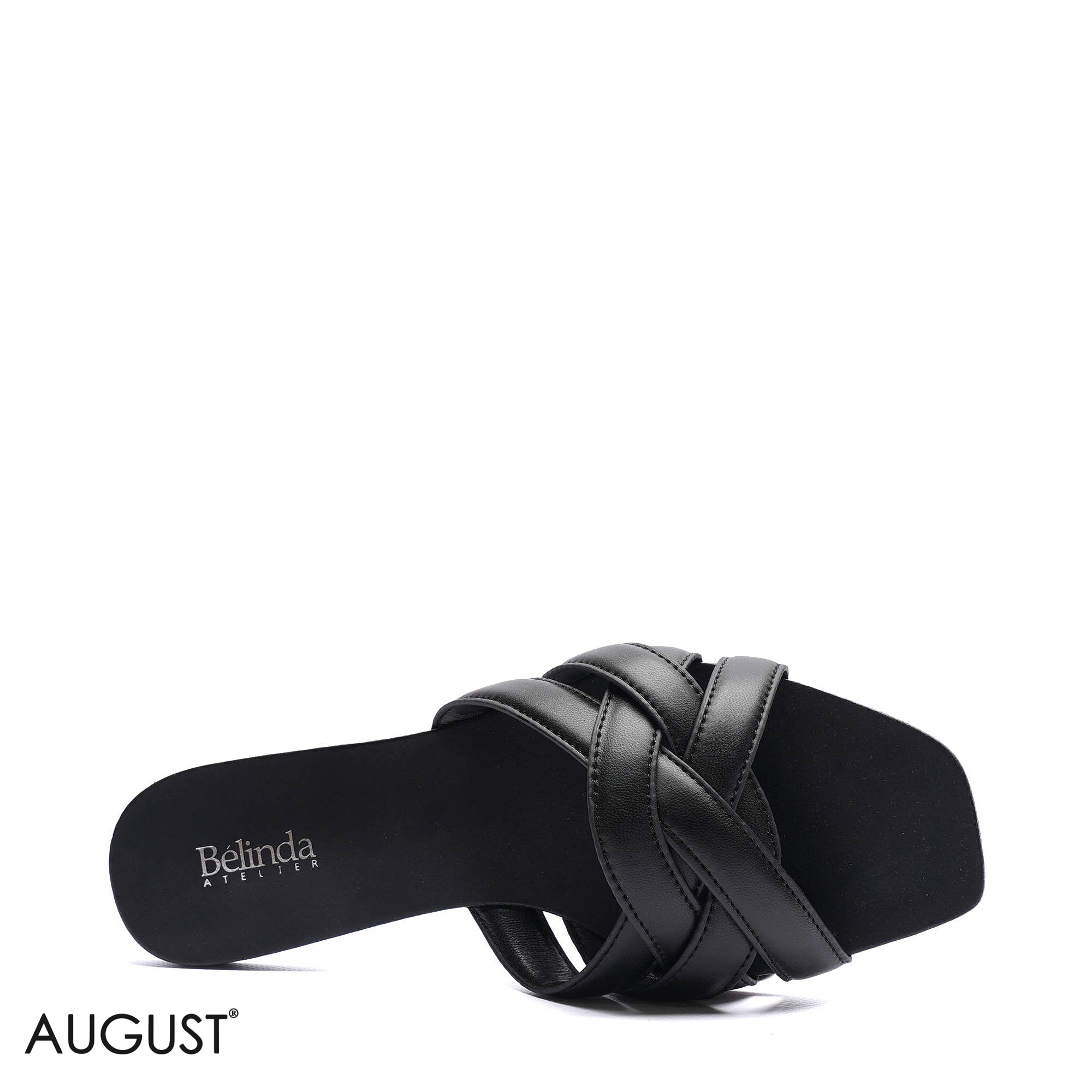 INTERWOVEN STRAP CASUAL FLAT SLIDERS