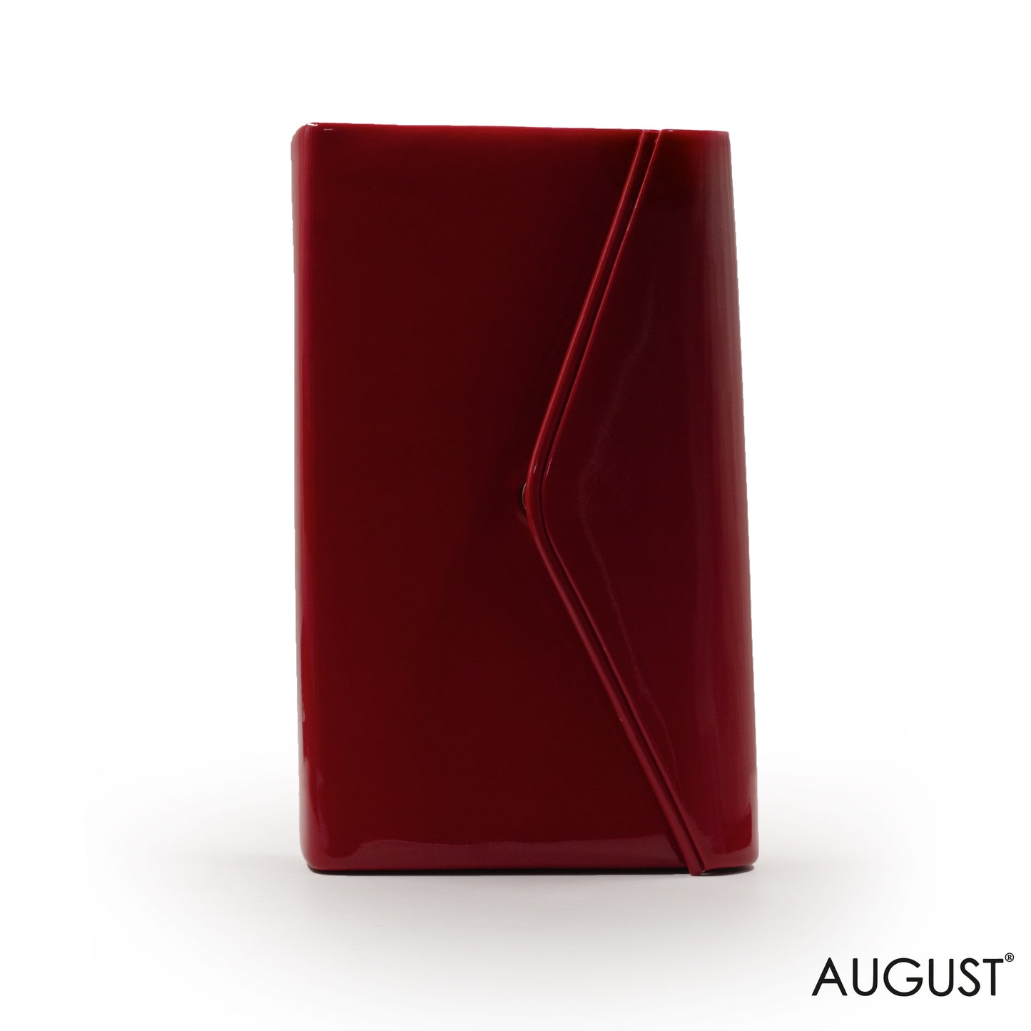 MINI SHINY MATERIAL WALLET WITH FLAP