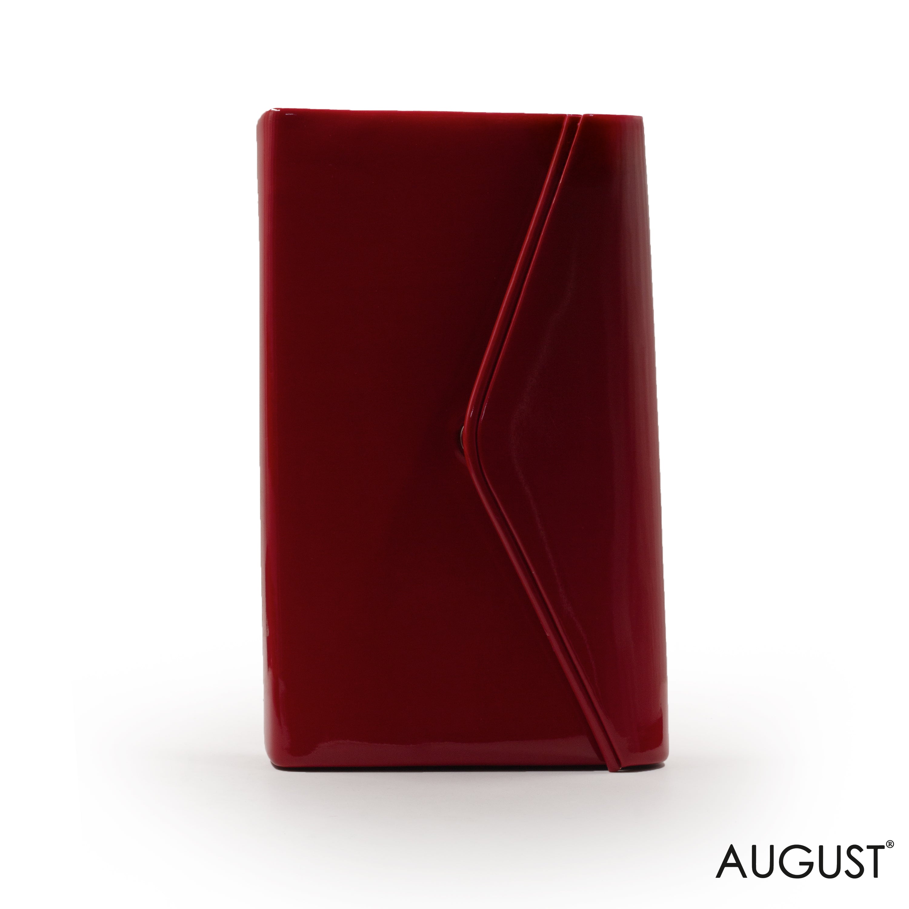 MINI SHINY MATERIAL WALLET WITH FLAP