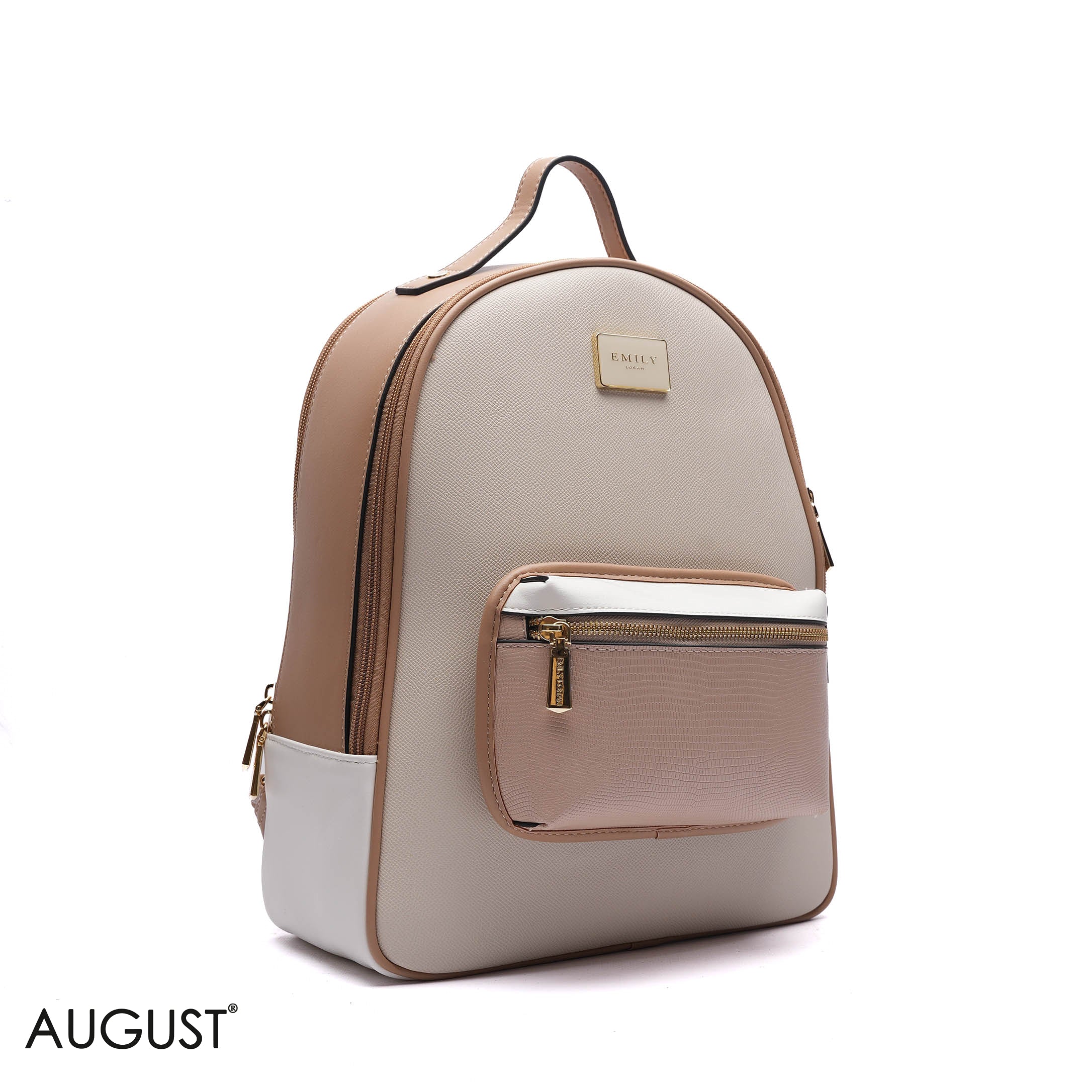 BACKPACK WITH DETACHABLE FRONT POUCH