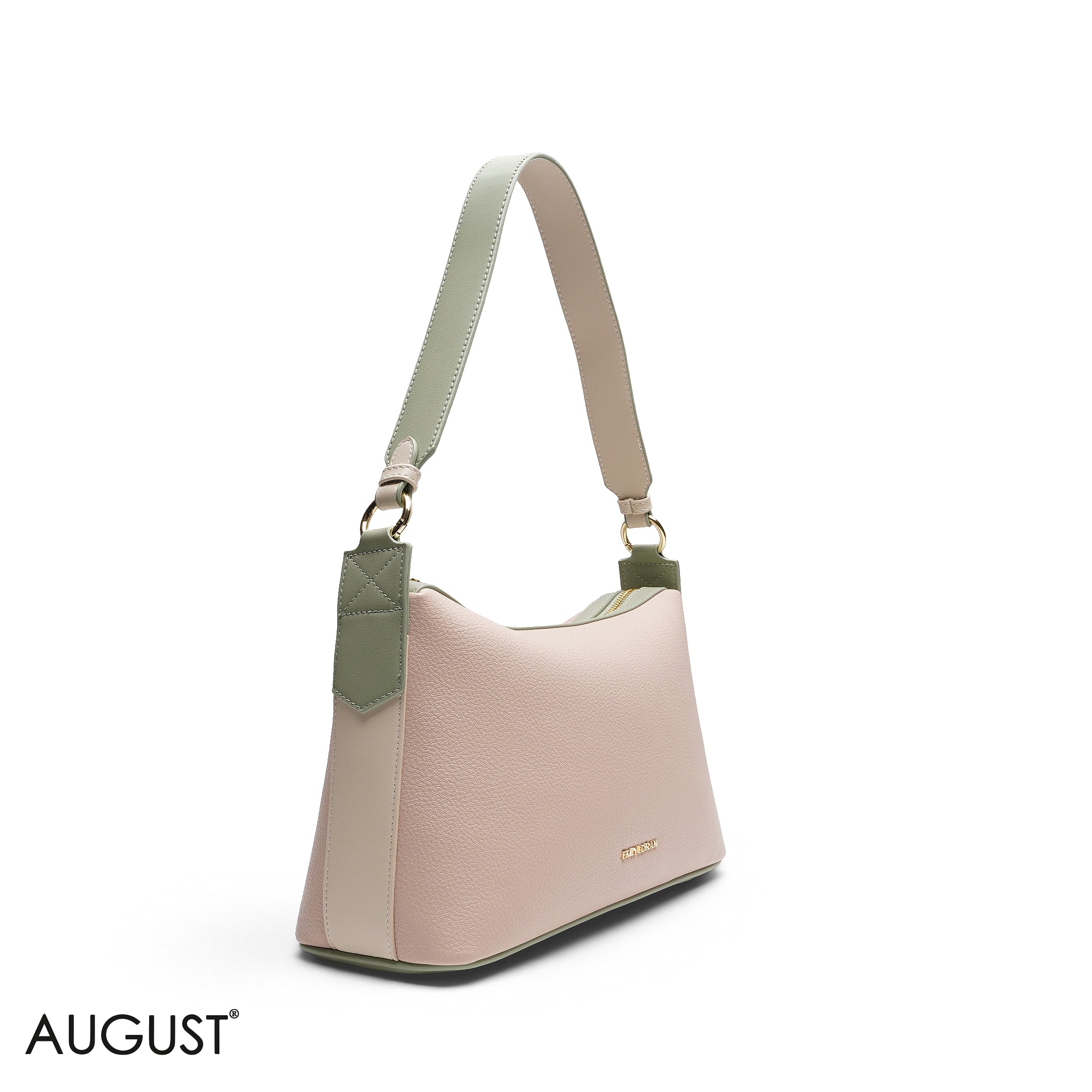 GRAINED RECTANGULAR SHOULDER BAG