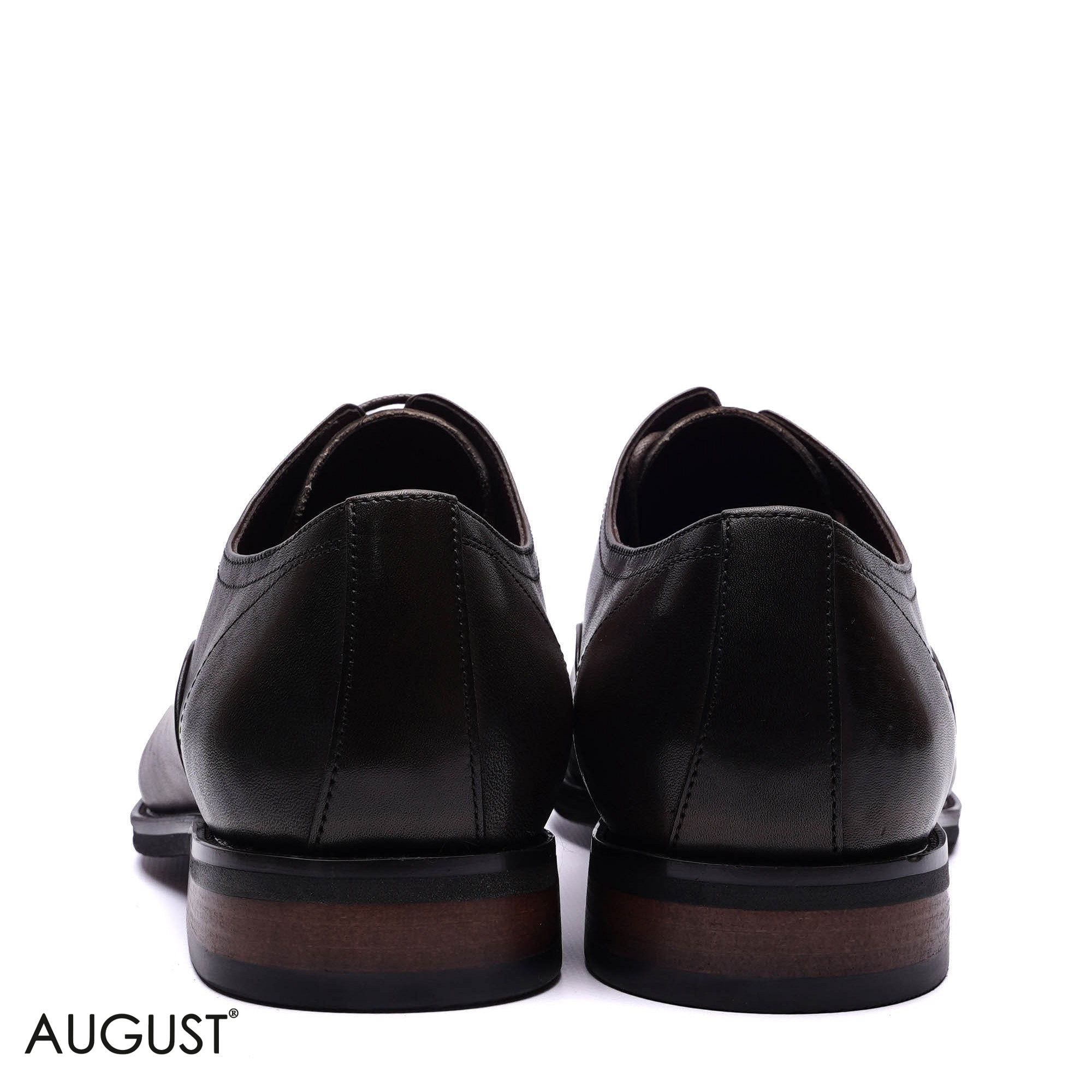 Premium Leather Formal Cap-Toe Oxfords
