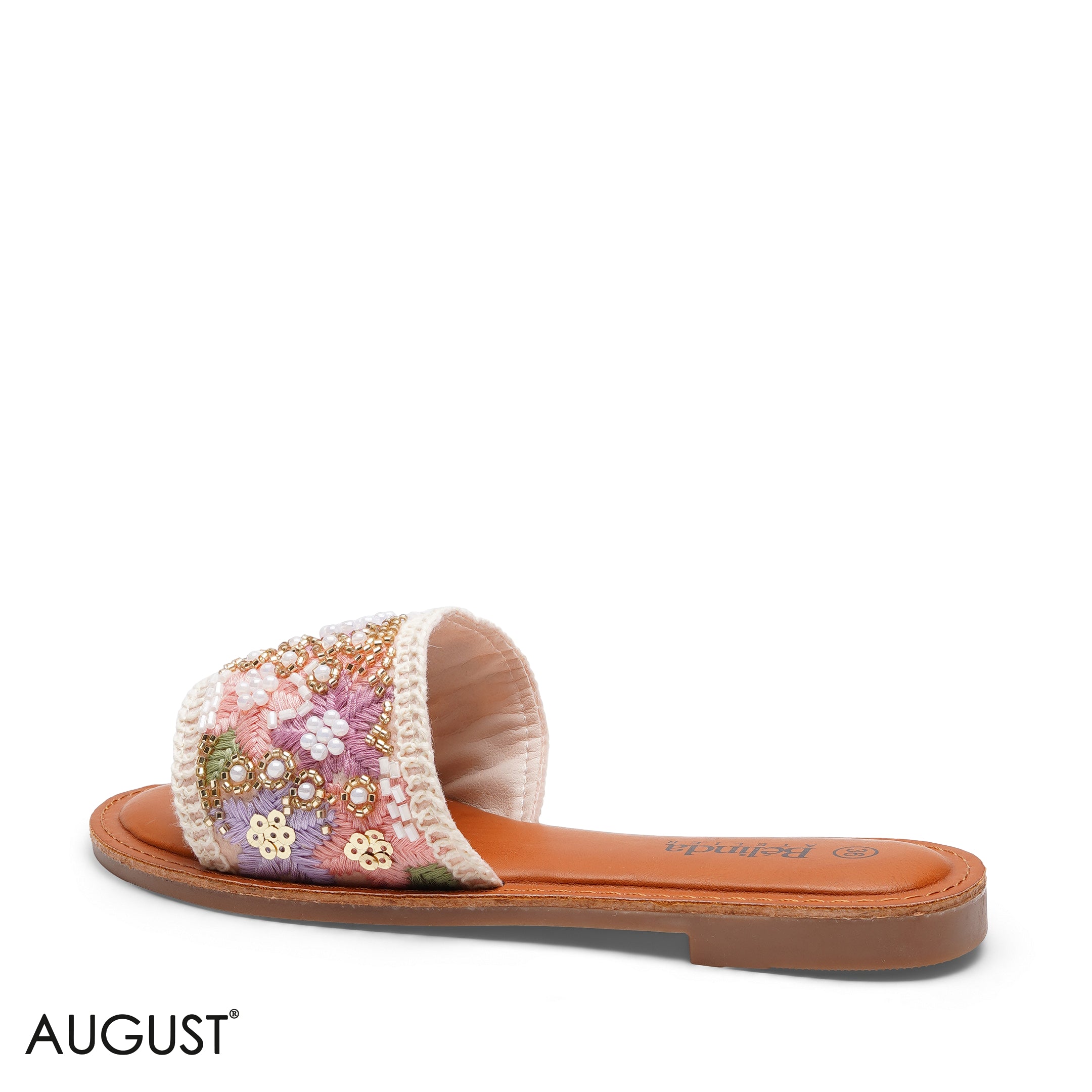 EMBELLISHED ARTISAN WOVEN TEXTILE SLIPPERS