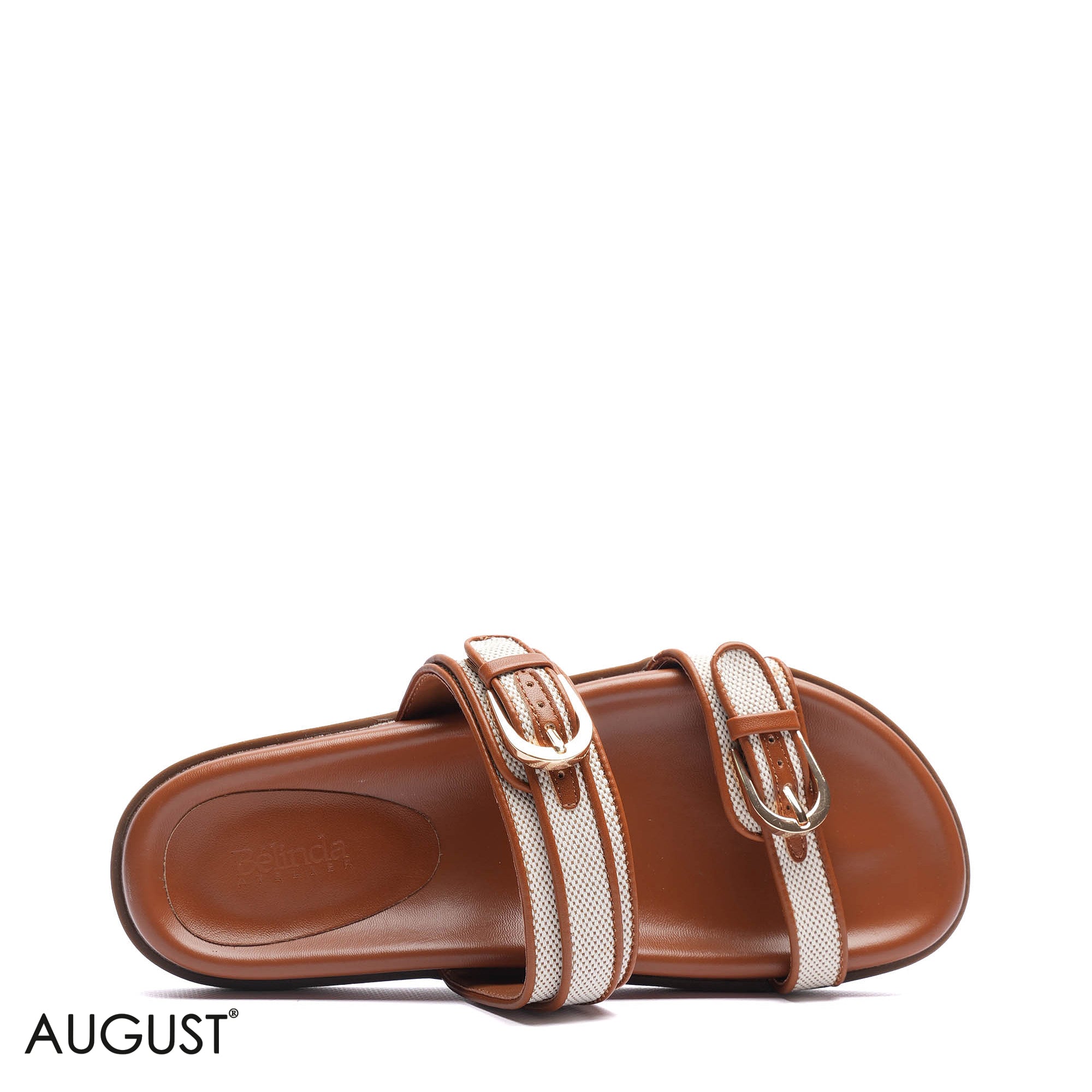 MESH DUAL STRAP BUCKLE SLIDERS