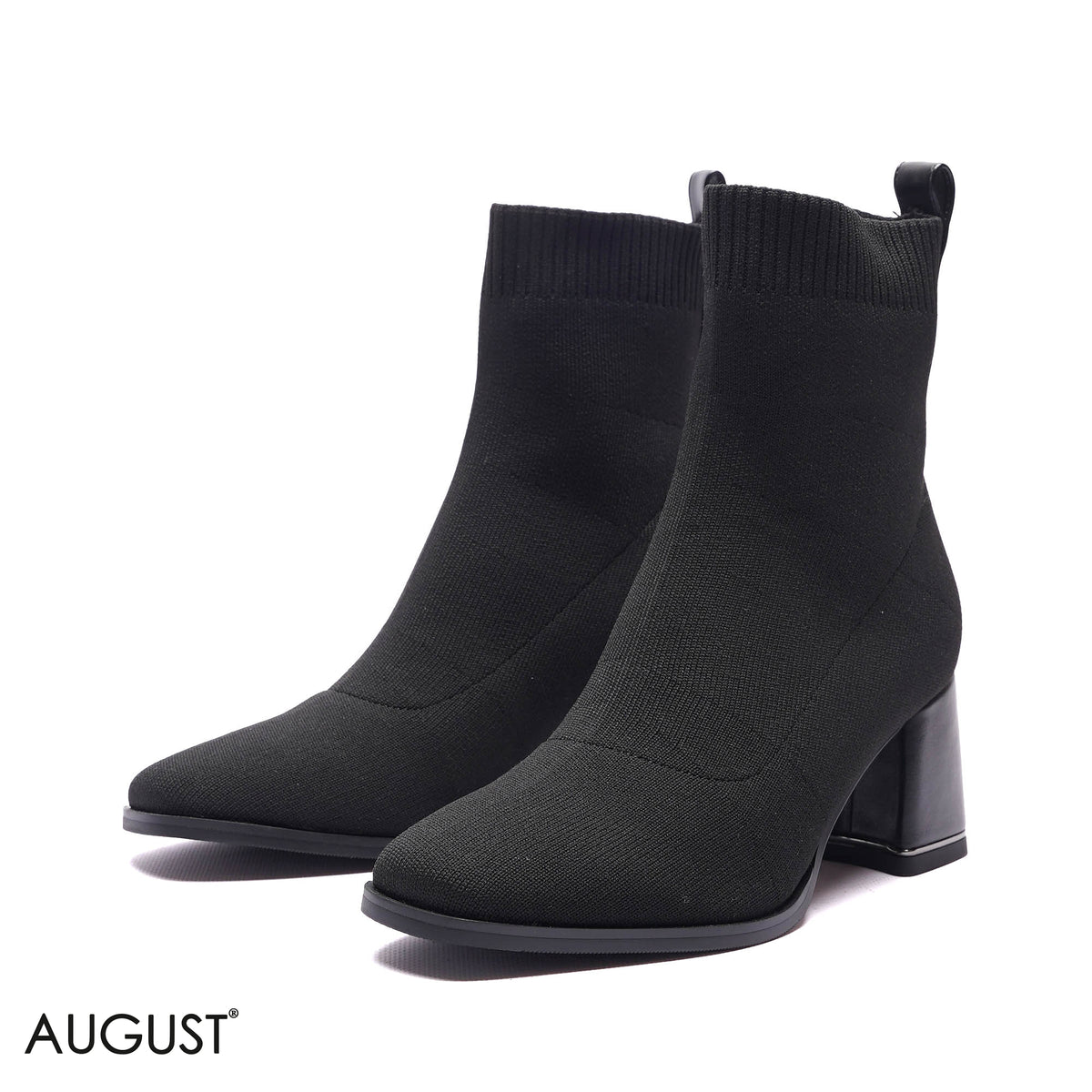 KNIT SOCK BOOTS