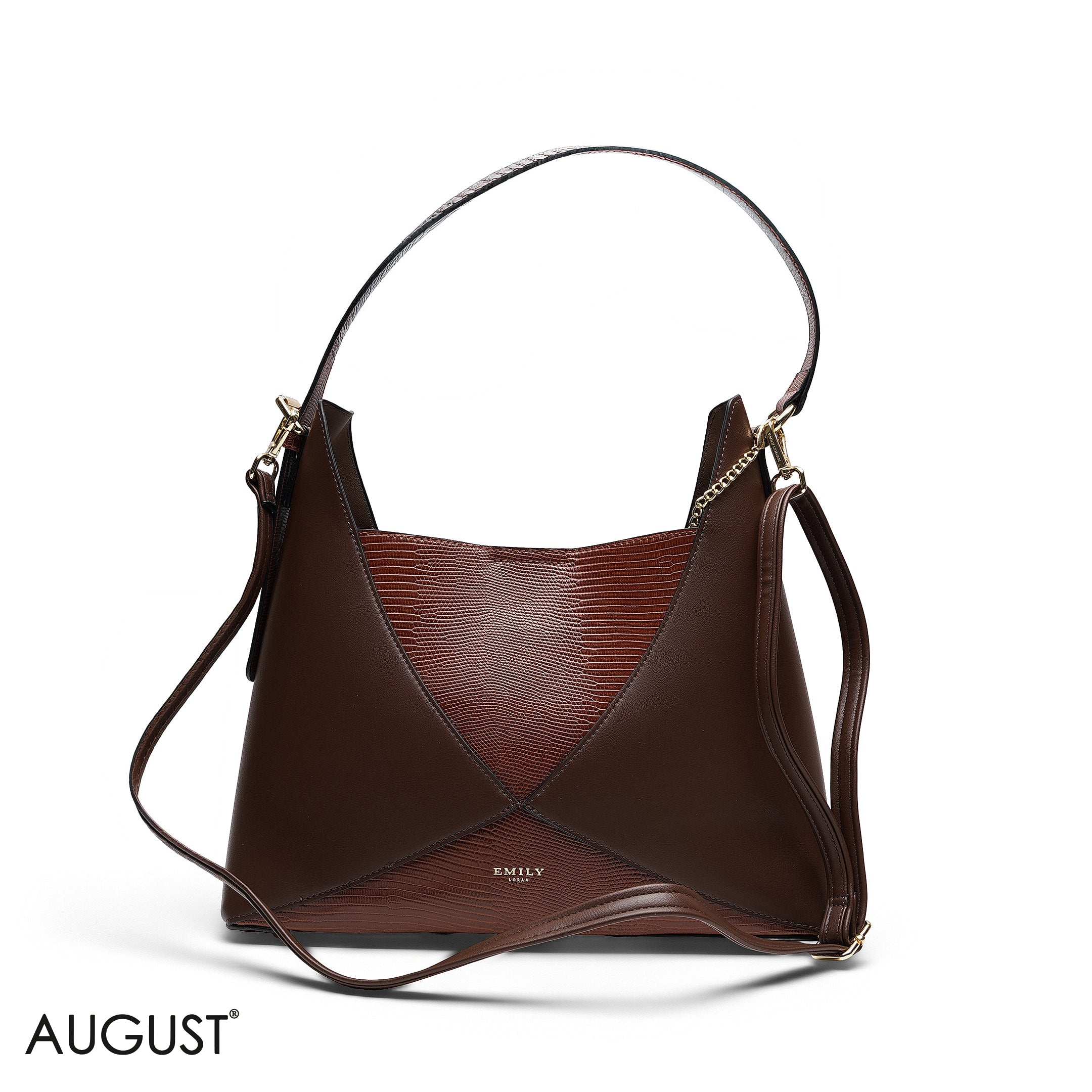EMILY LORAN HOBO BAG WITH POUCH