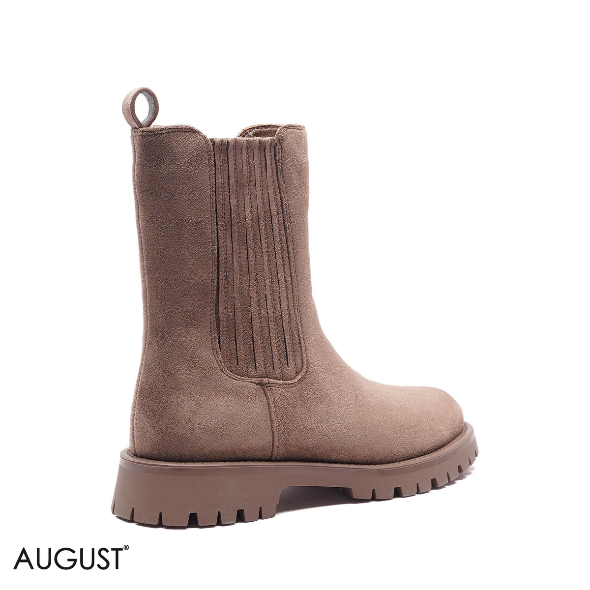 LUG-SOLE SUEDE CHELSEA BOOTS