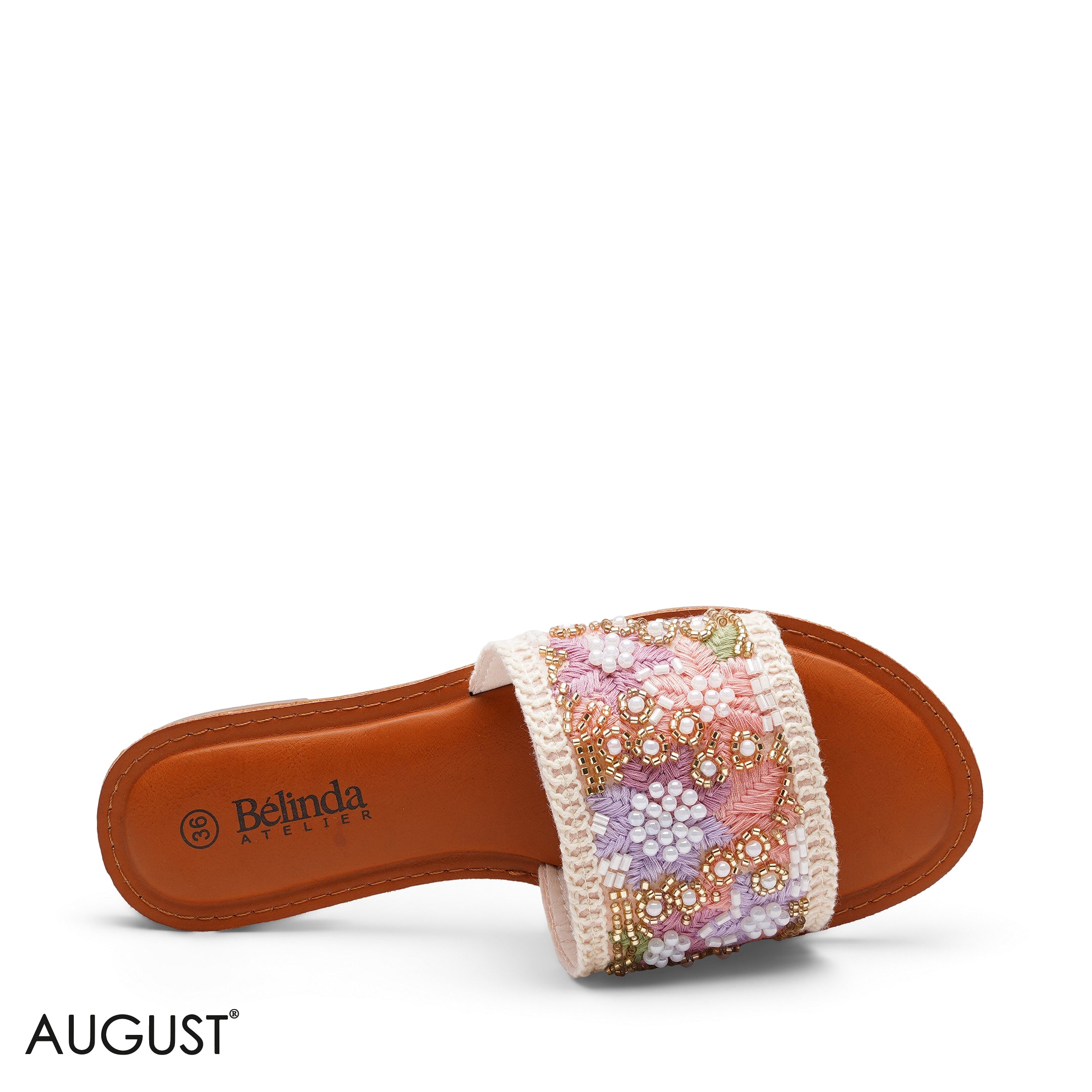 EMBELLISHED ARTISAN WOVEN TEXTILE SLIPPERS