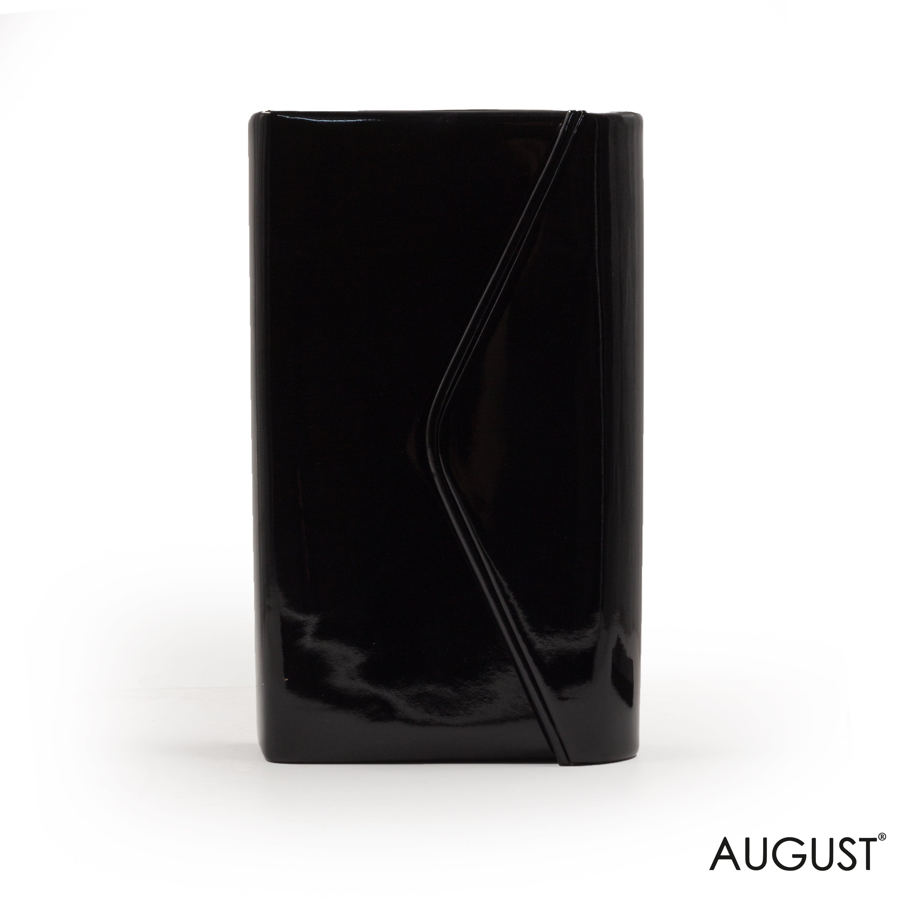 MINI BLACK VELVETY WALLET WITH FLAP