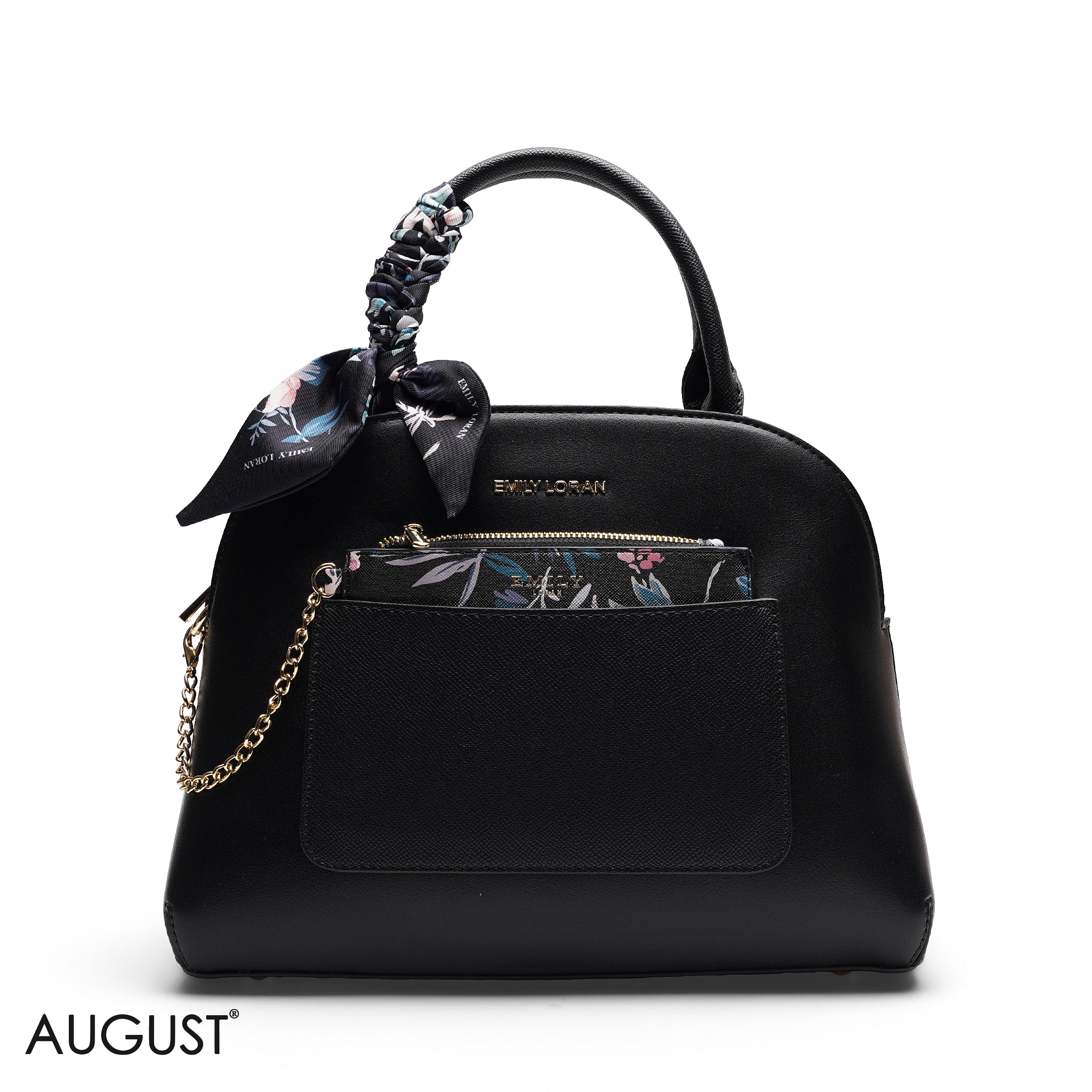 DOME TOP-HANDLE WITH A POUCH BAG