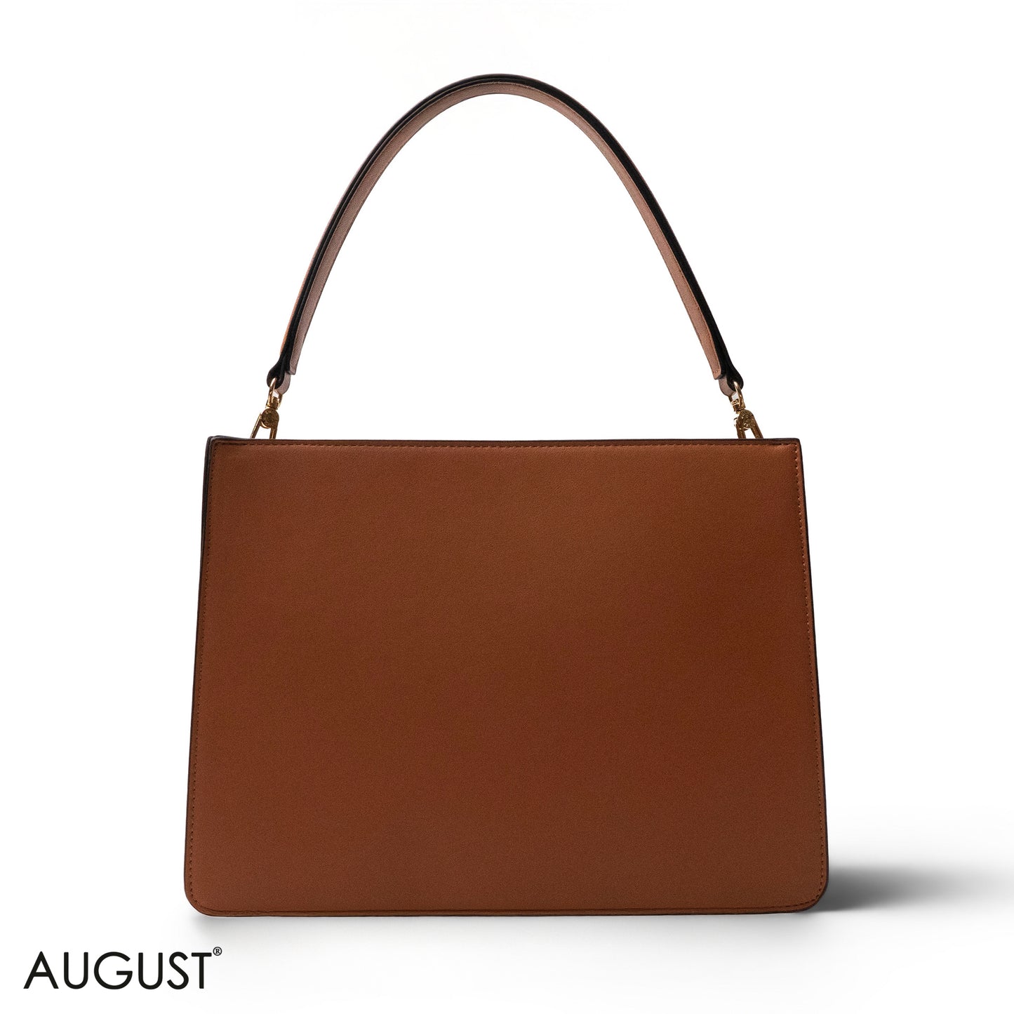 MATTE SMOOTH LEATHER HANDBAG WITH ACCESSORIES -LARGE