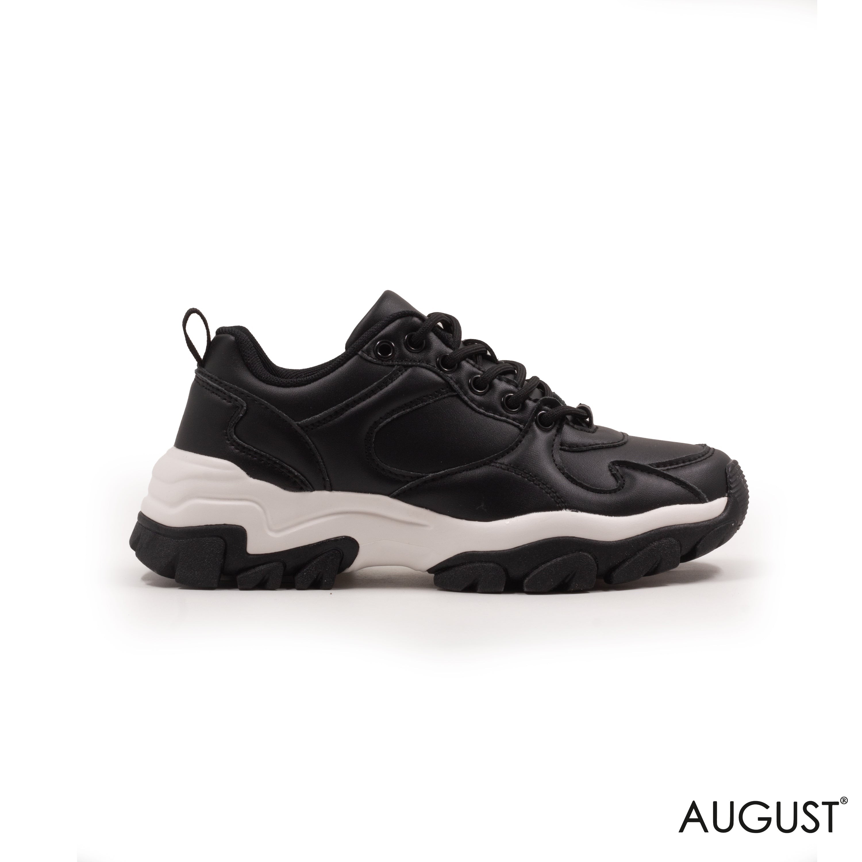 CHUNKY LEATHER SNEAKERS WITH SPECIAL DESIGN