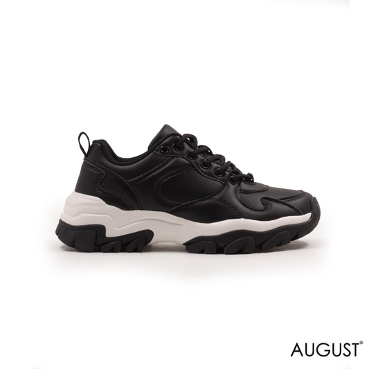 CHUNKY LEATHER SNEAKERS WITH SPECIAL DESIGN