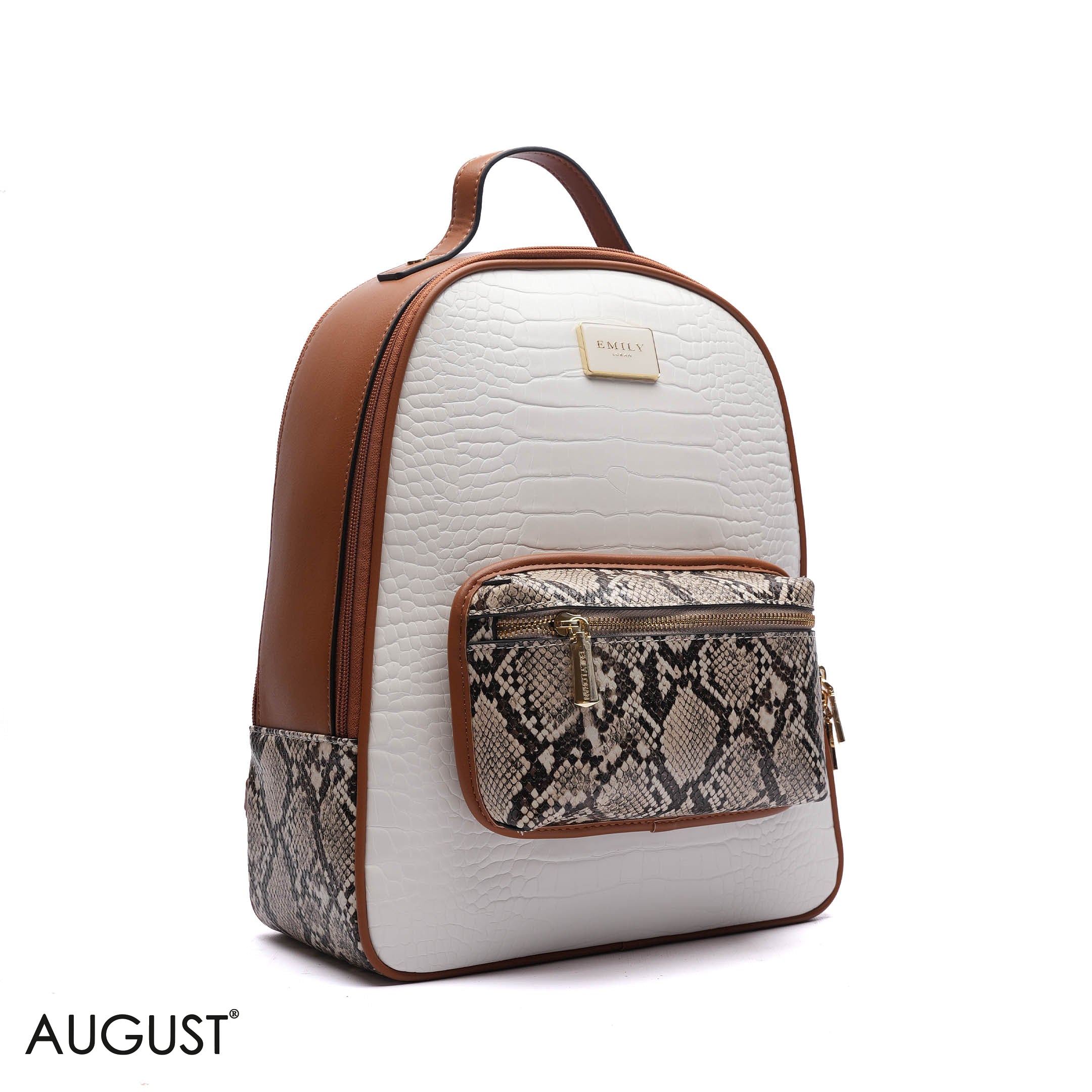 BACKPACK WITH DETACHABLE FRONT POUCH