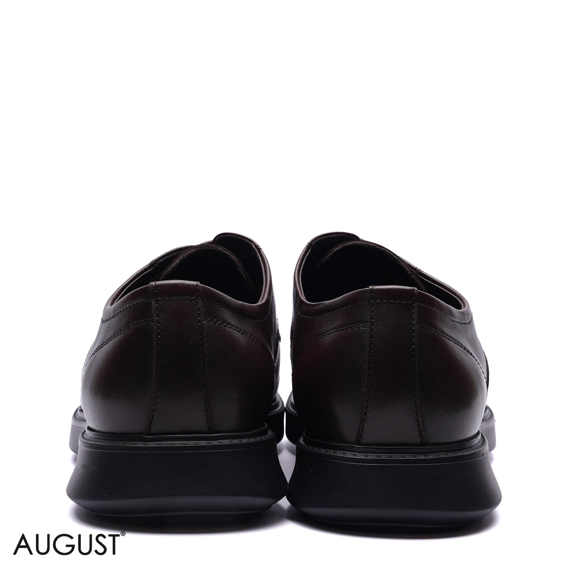 Premium Leather Moc-Toe Derby Casuals