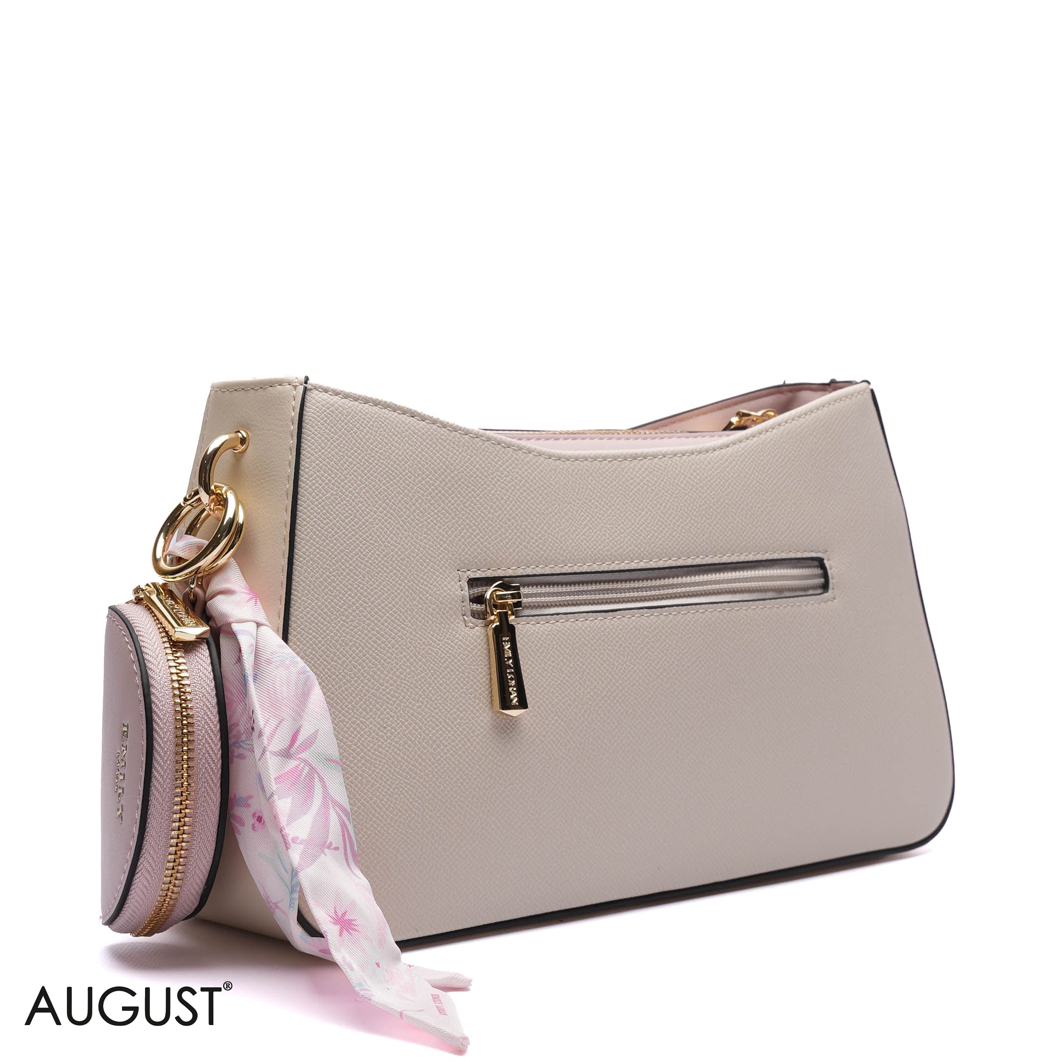 MONOGRAM PANELLED SHOULDER BAG