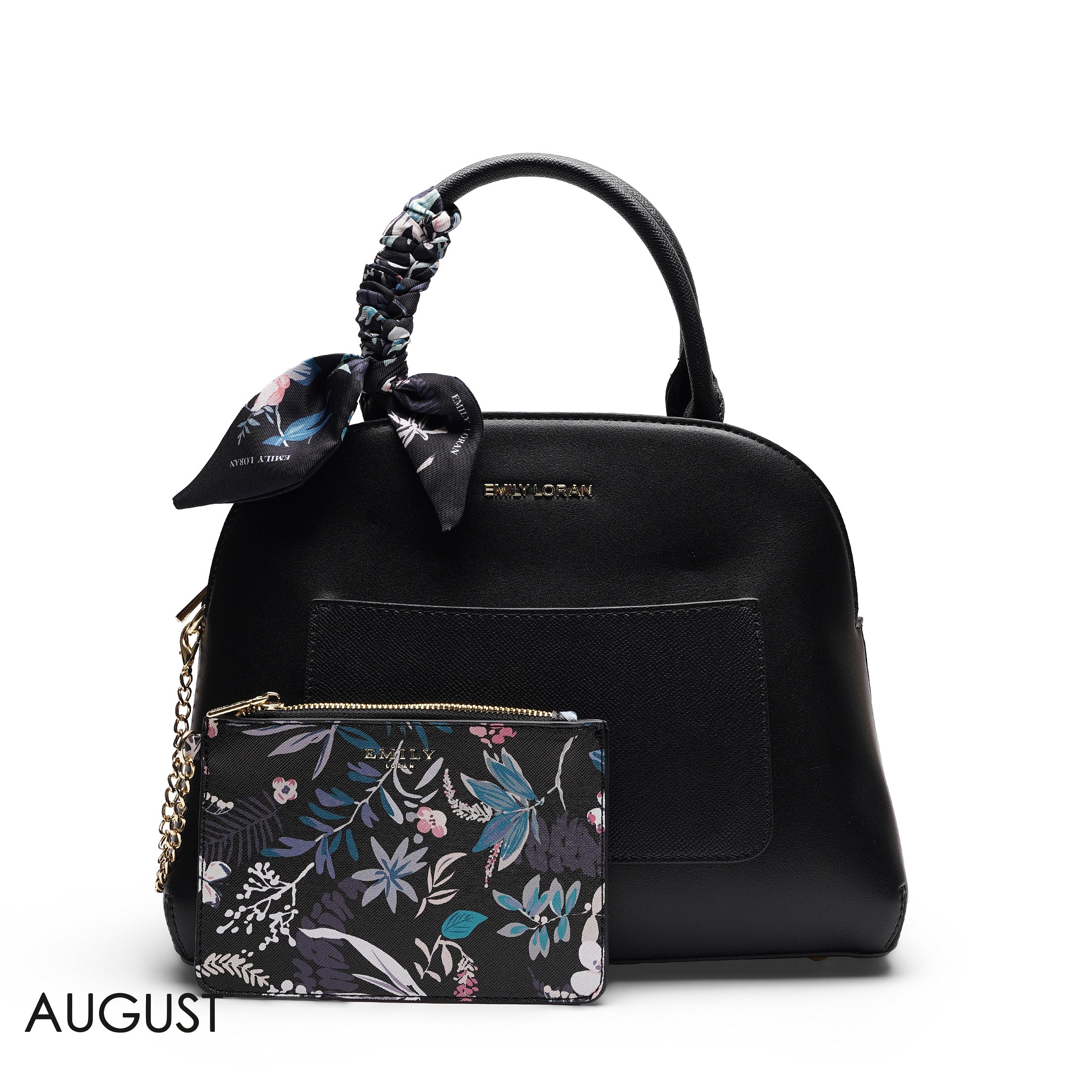 DOME TOP-HANDLE WITH A POUCH BAG