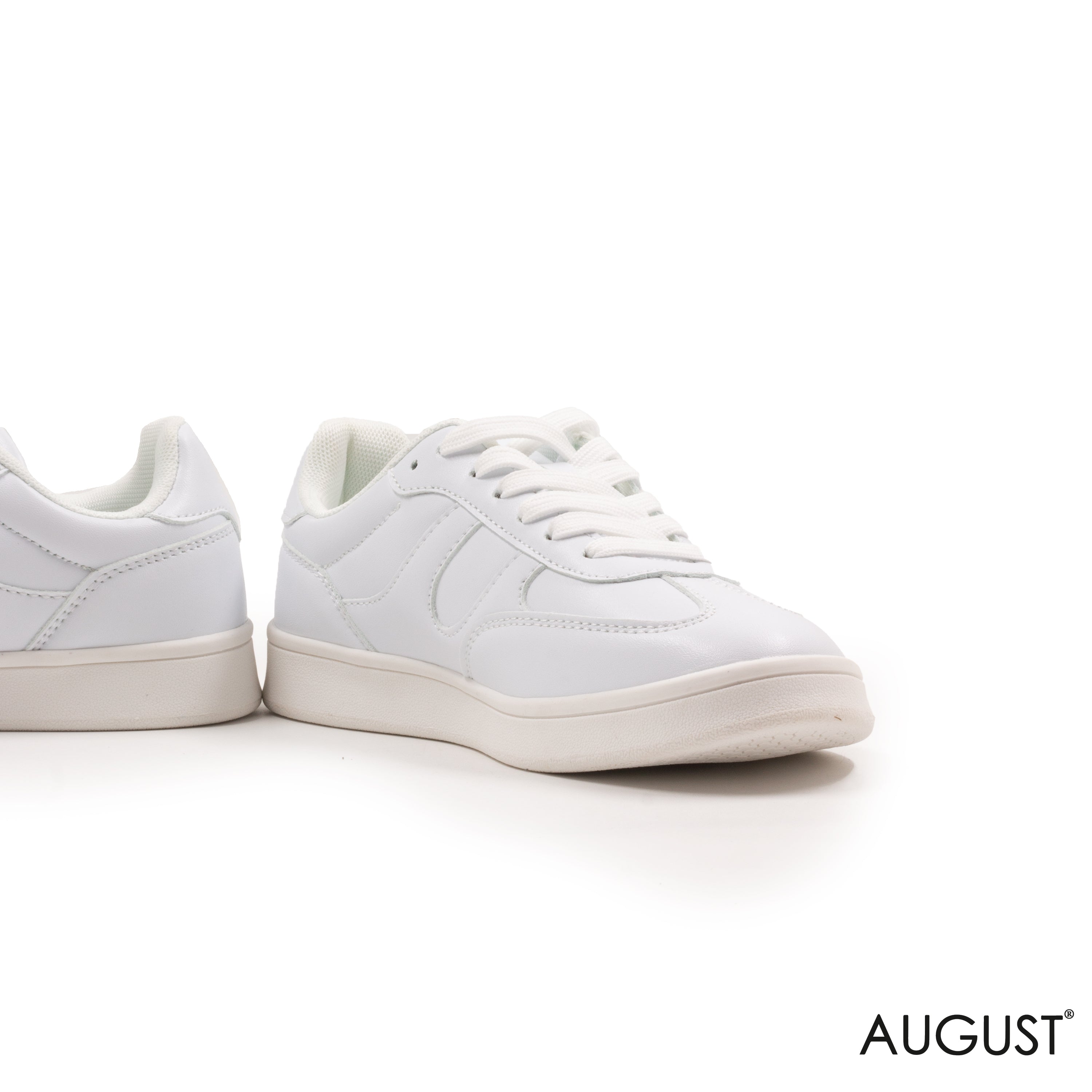 WHITE SNEAKERS WITH THIN- SOLE