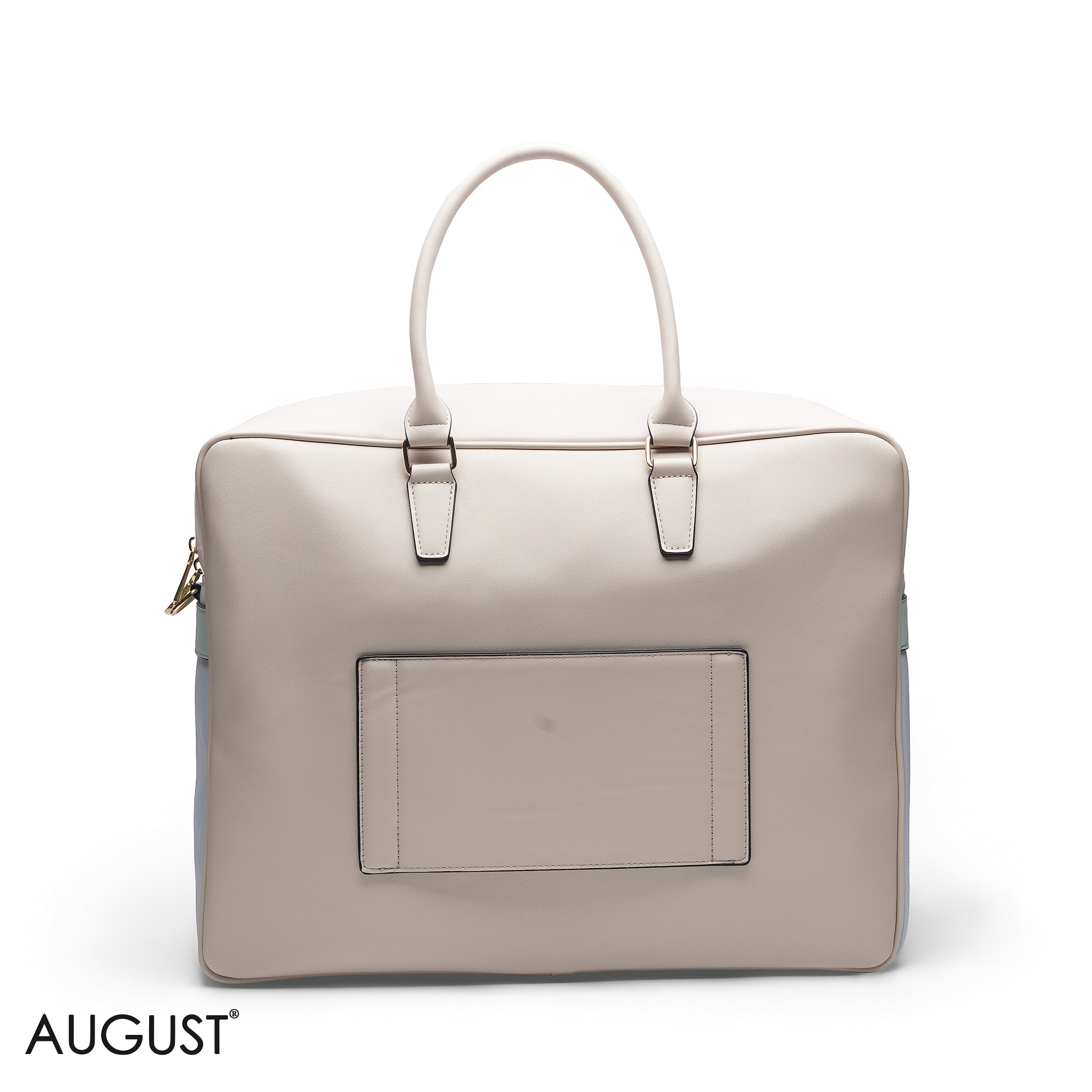 MULTI COLOR FAUX LEATHER CASUAL TRAVEL BAG - LARGE