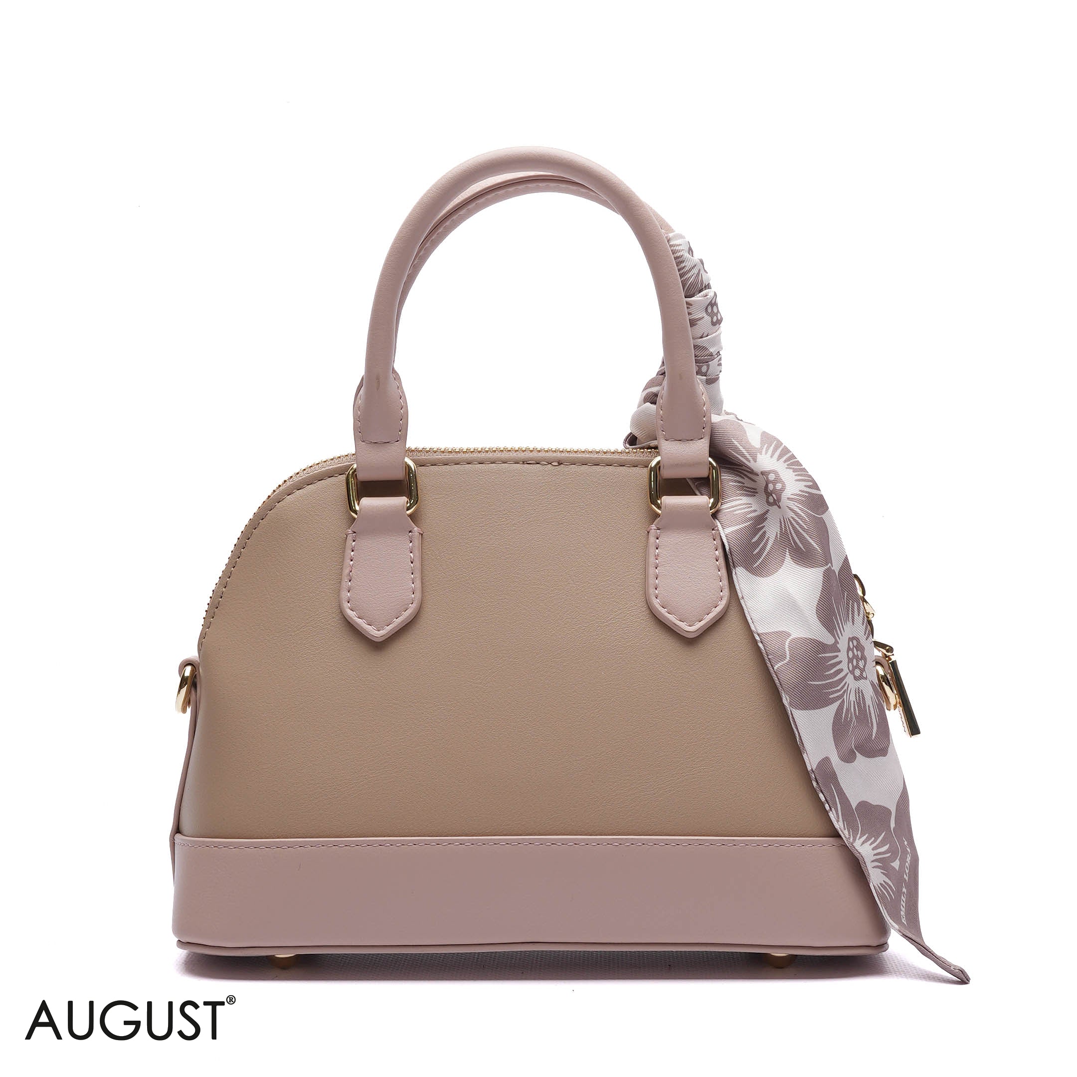 FLORAL DOME HANDBAG WITH SCARF