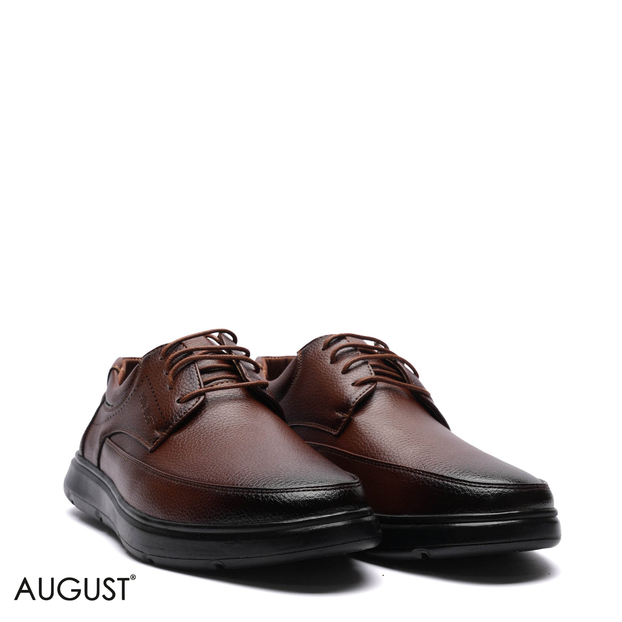 Premium Leather Smart Lace-Up Shoes
