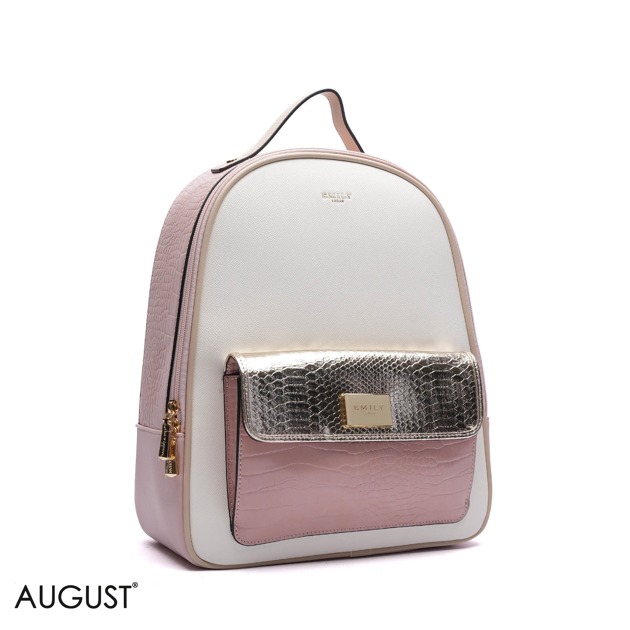 LEATHER BACKPACK WITH FRONT FLAP POCKET