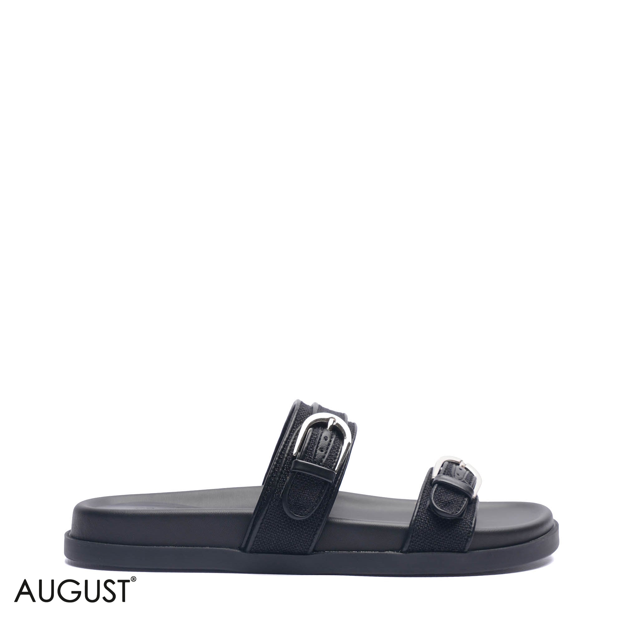 MESH DUAL STRAP BUCKLE SLIDERS