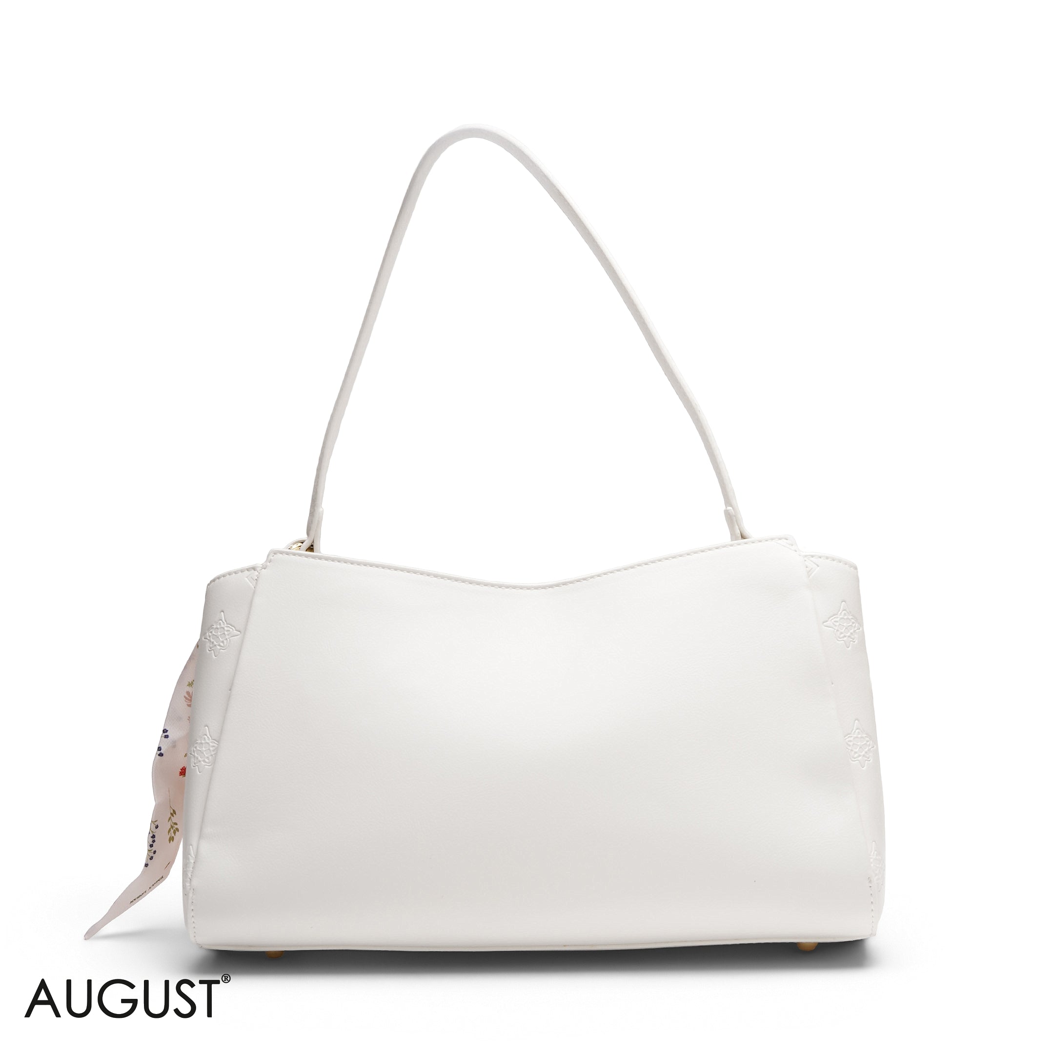 SHOULDER BAG WITH SCARF AND COIN PURSE