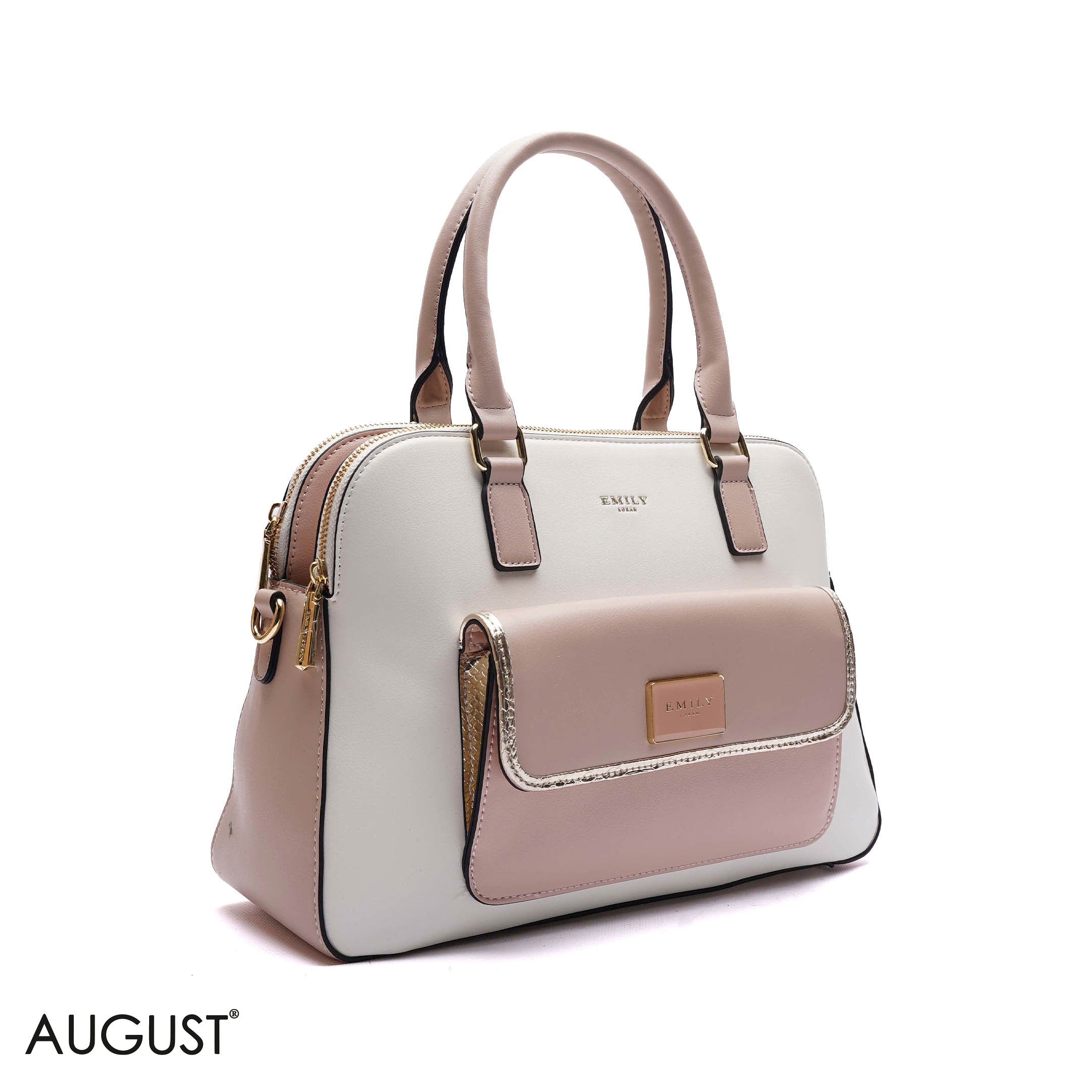 DOME FRONT-POCKET HANDBAG - LARGE