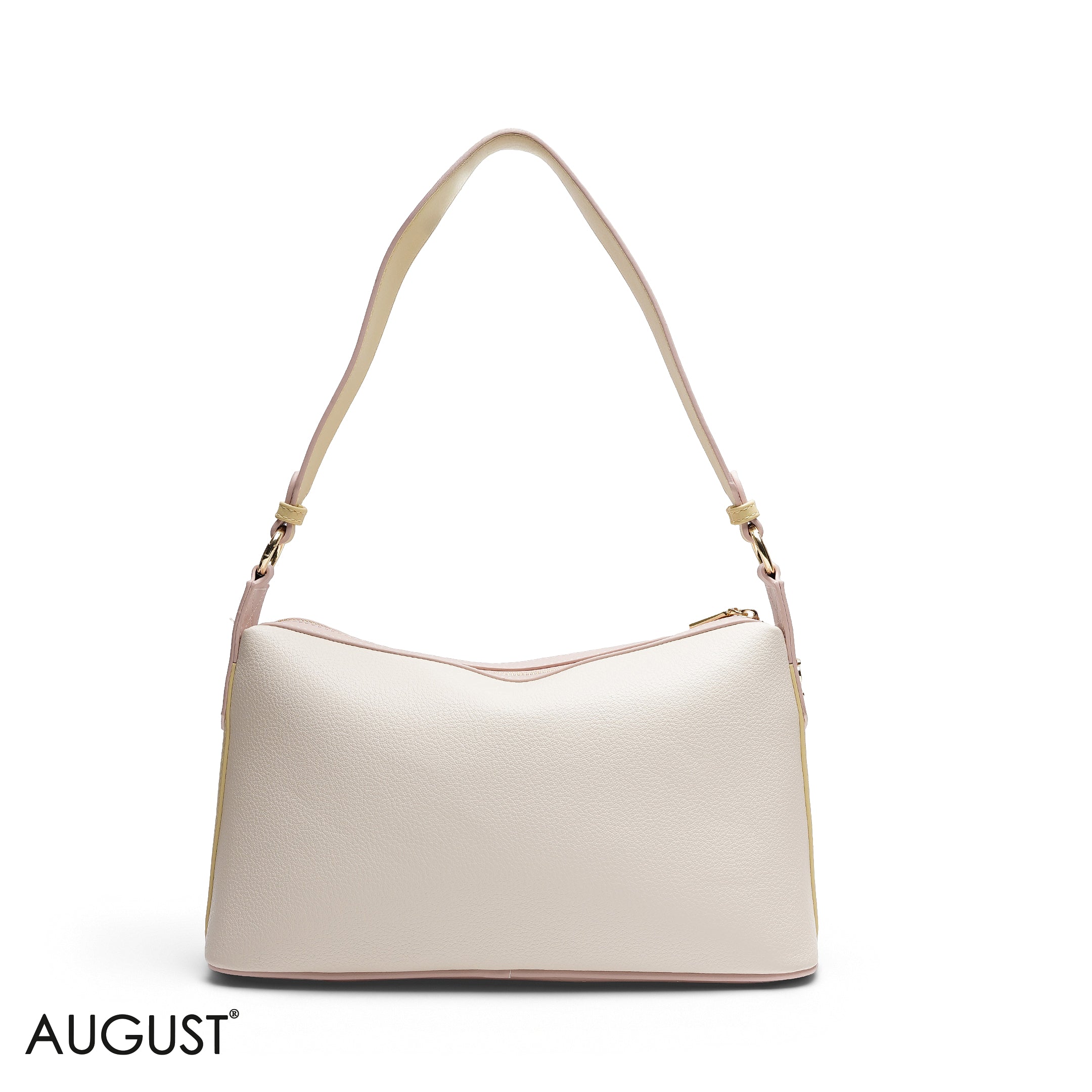GRAINED RECTANGULAR SHOULDER BAG