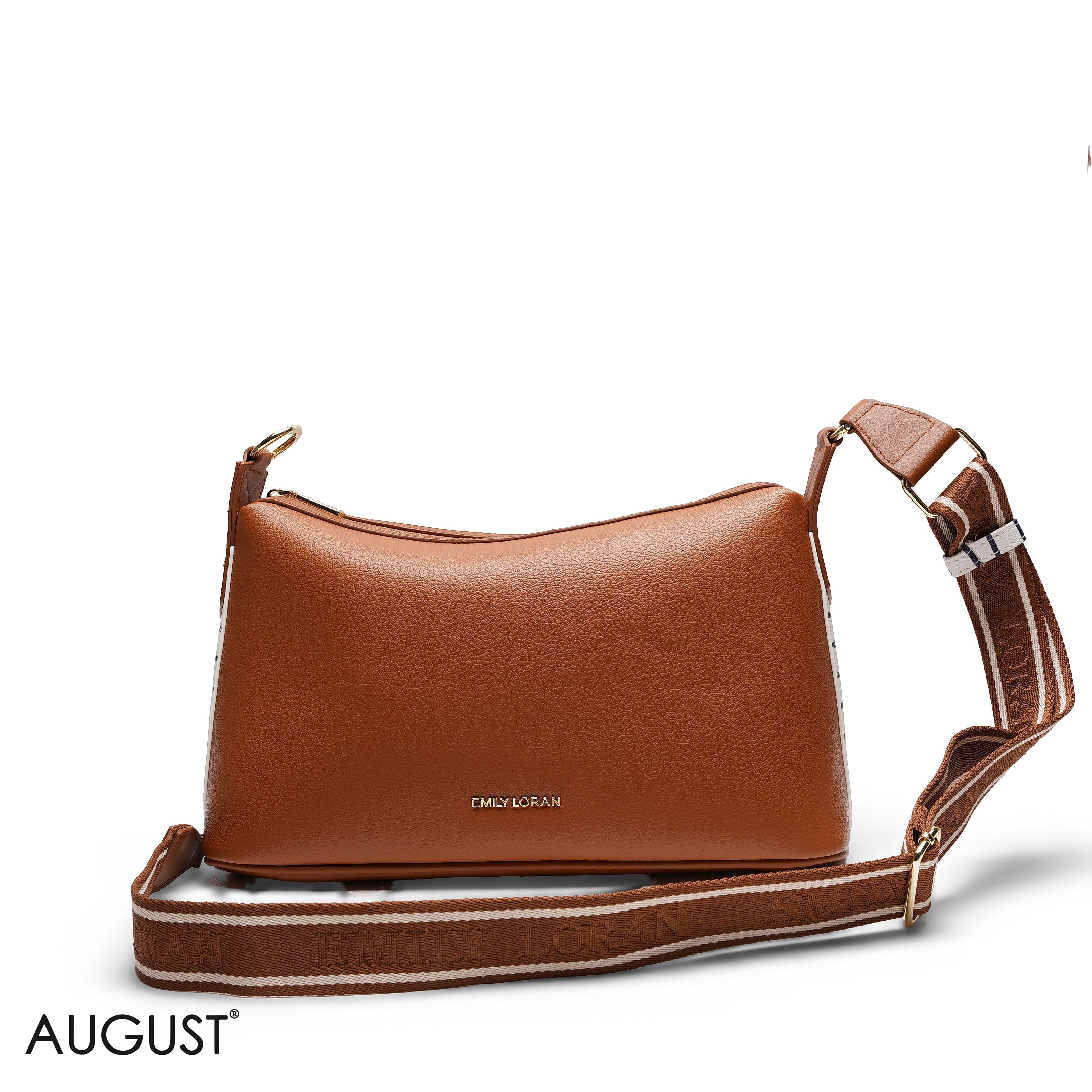 GRAINED RECTANGULAR SHOULDER BAG