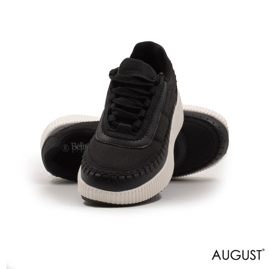 BLACK KINT SNEAKERS WITH CHUNKY SOLE