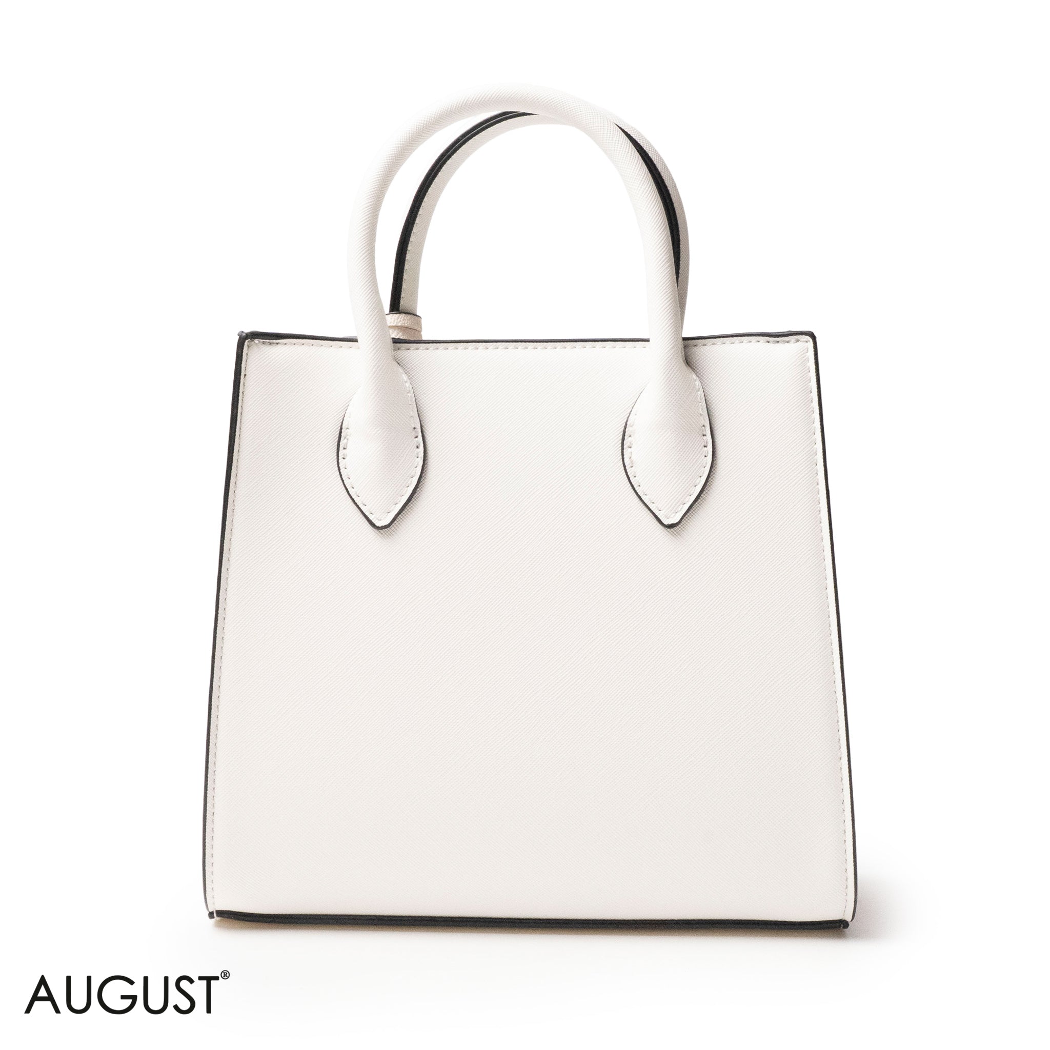 EMILY LOGO EMBOSSED LEATHER HANDBAG WITH MINI WALLET- SMALL