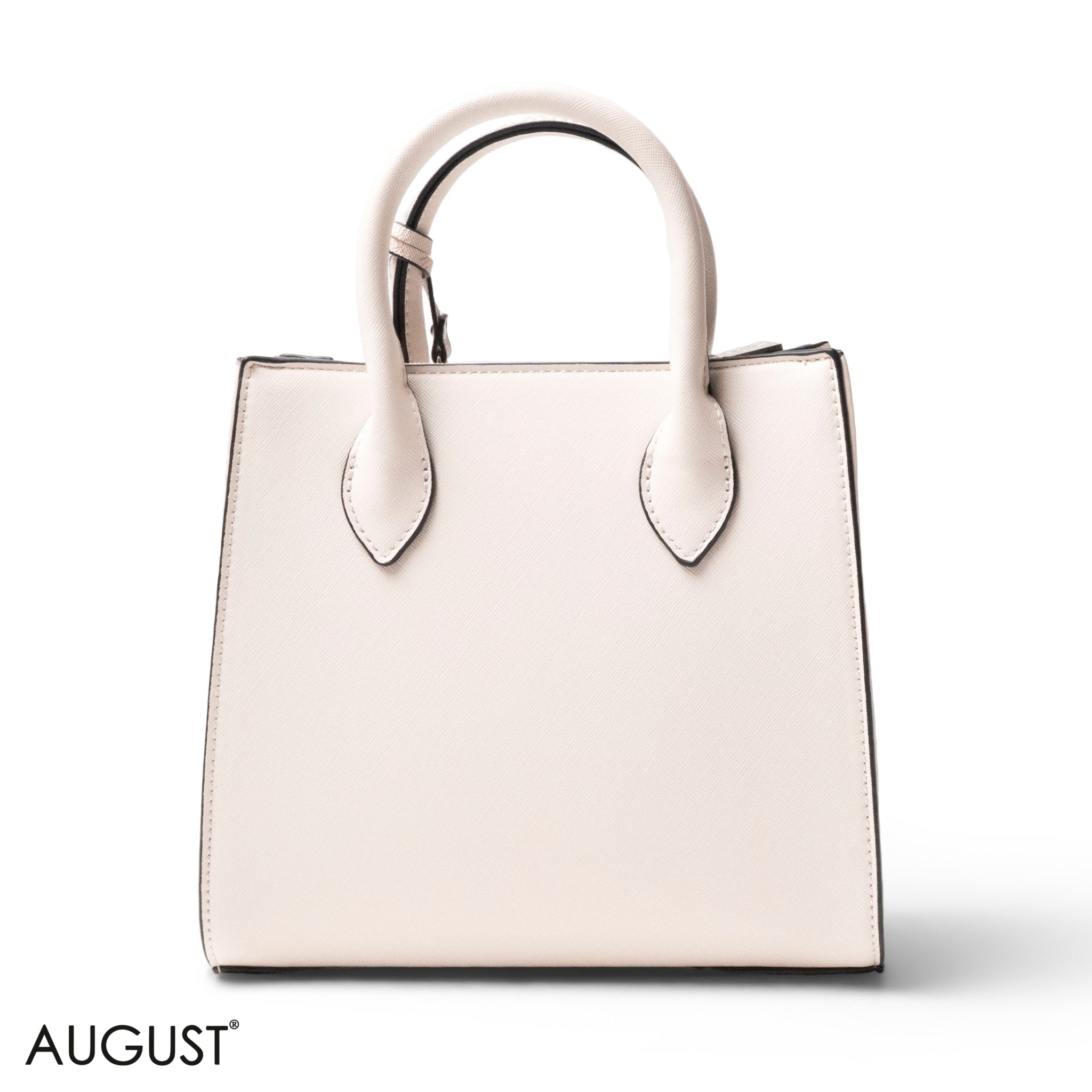 EMILY LOGO EMBOSSED LEATHER HANDBAG WITH MINI WALLET- SMALL