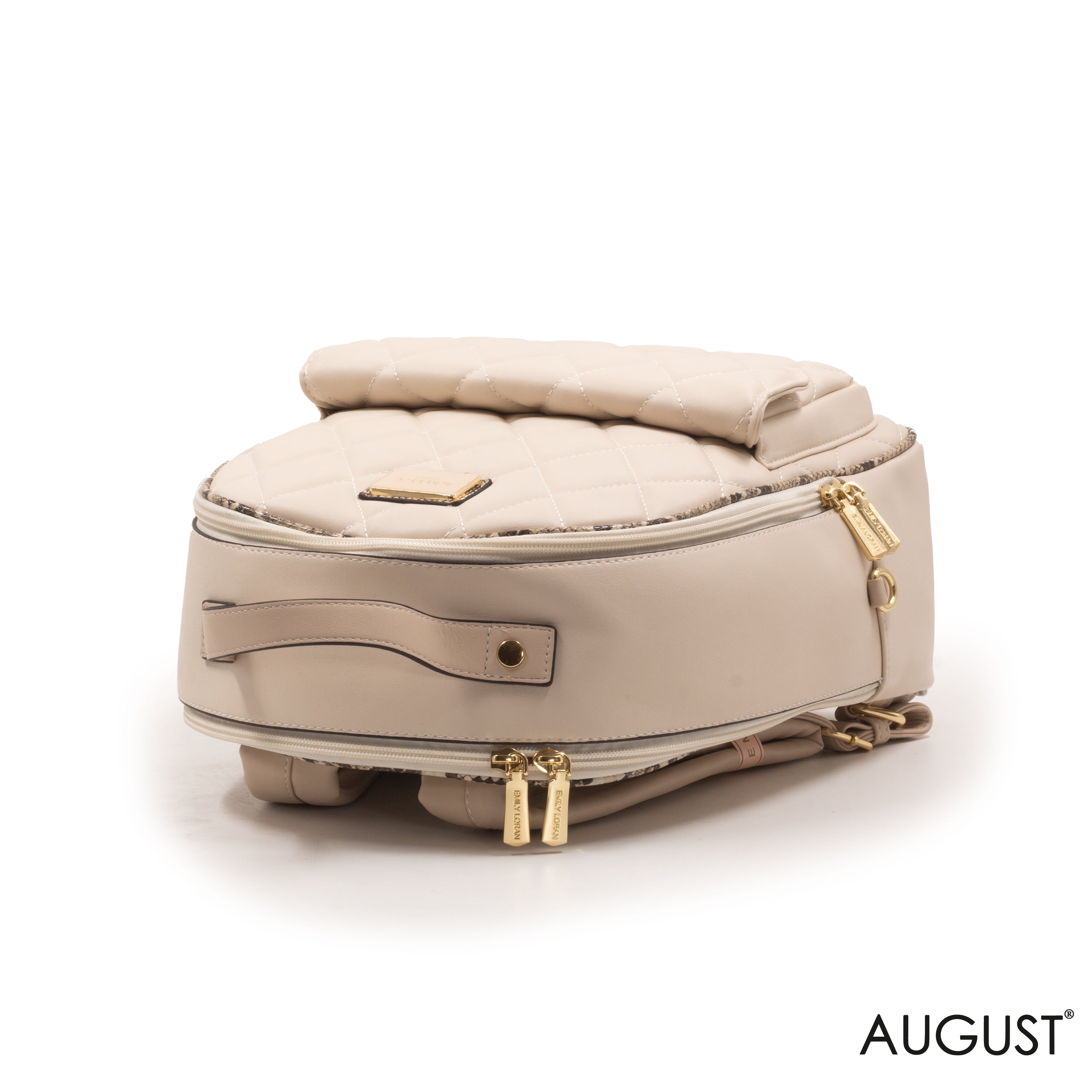 FAUX LEATHER BACKPACK WITH MINI SNAKE WALLET