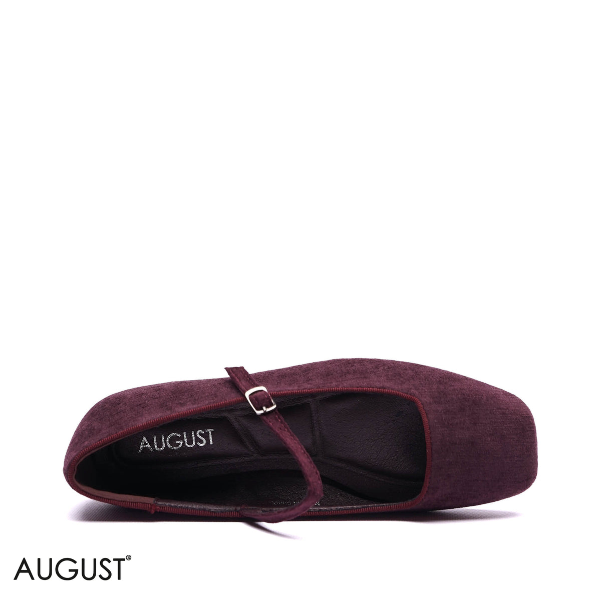 VELVET MARY JANE BALLET FLATS