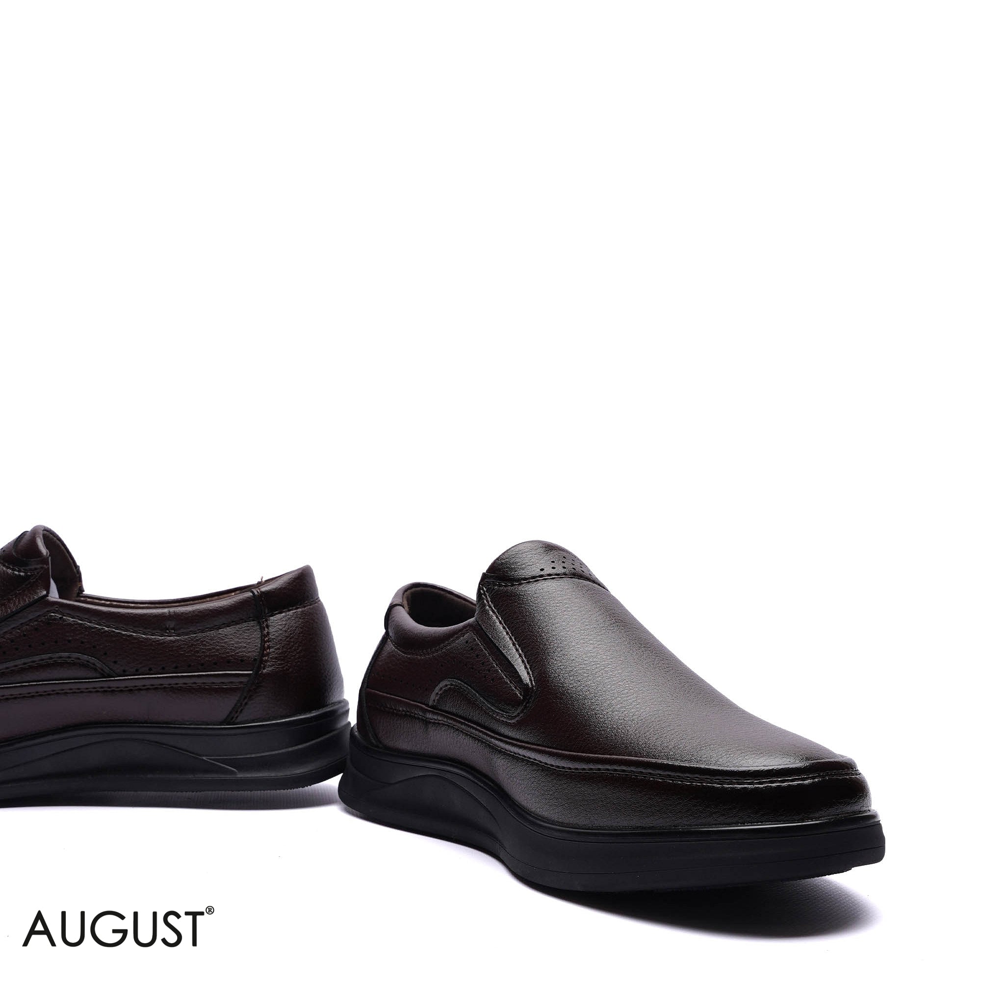 Premium Leather Comfort Slip-On Casuals