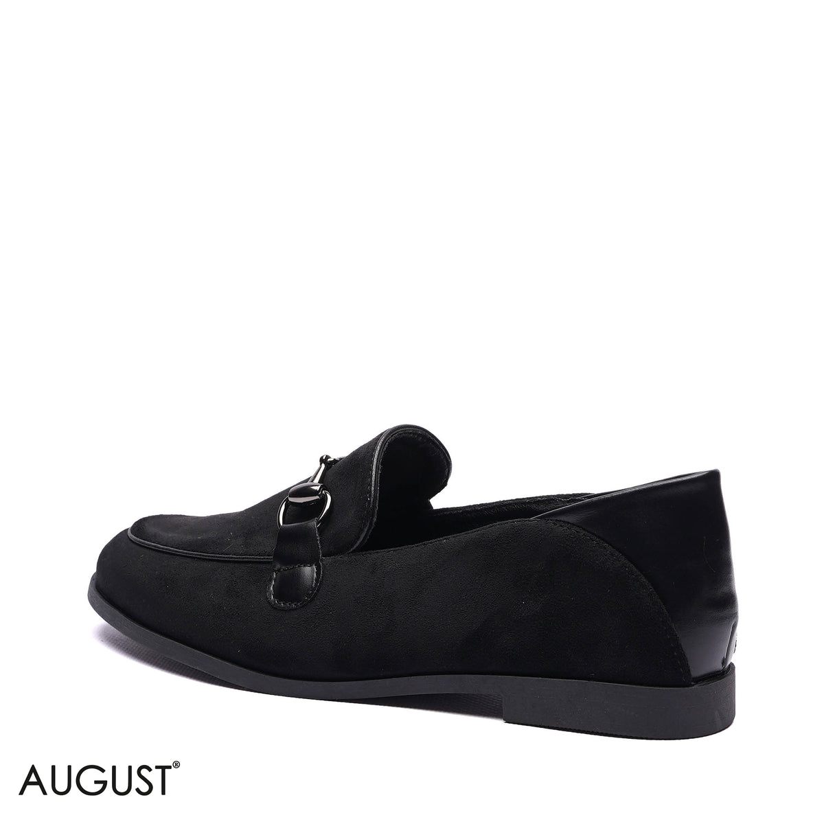 HORSEBIT SUEDE MIXED-MATERIAL LOAFERS