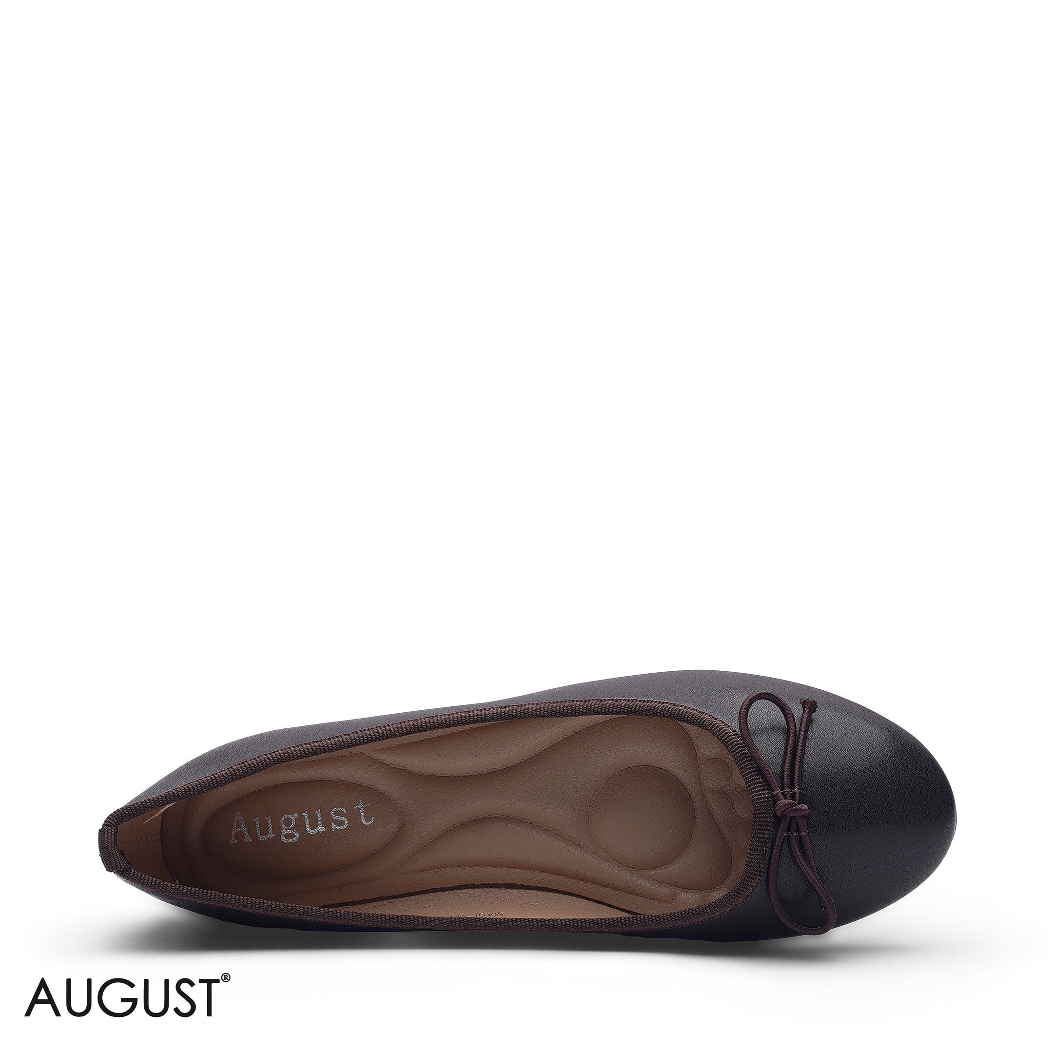 ELEGANT DEEP BROWN POINTED D'ORSAY FLAT
