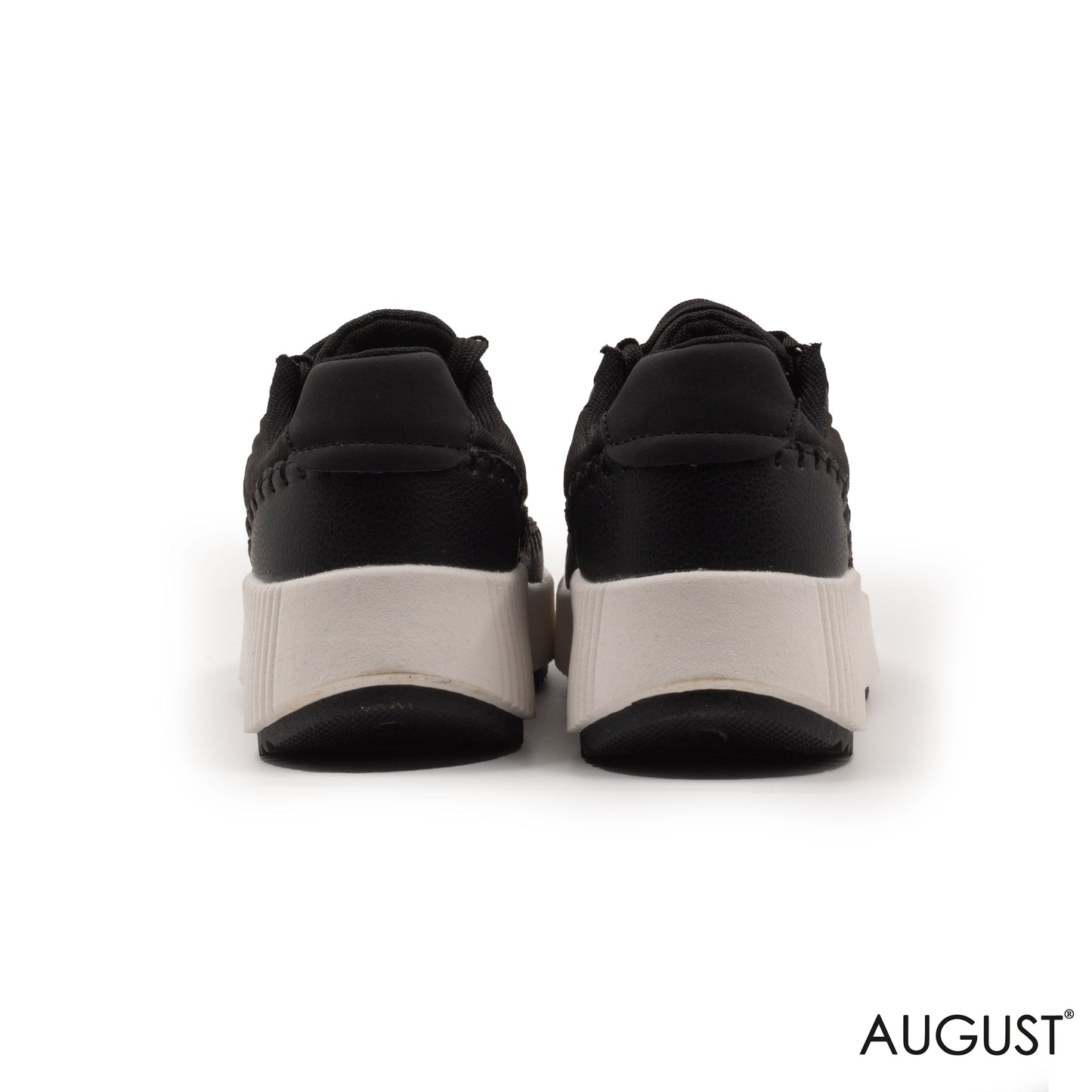 BLACK KINT SNEAKERS WITH CHUNKY SOLE