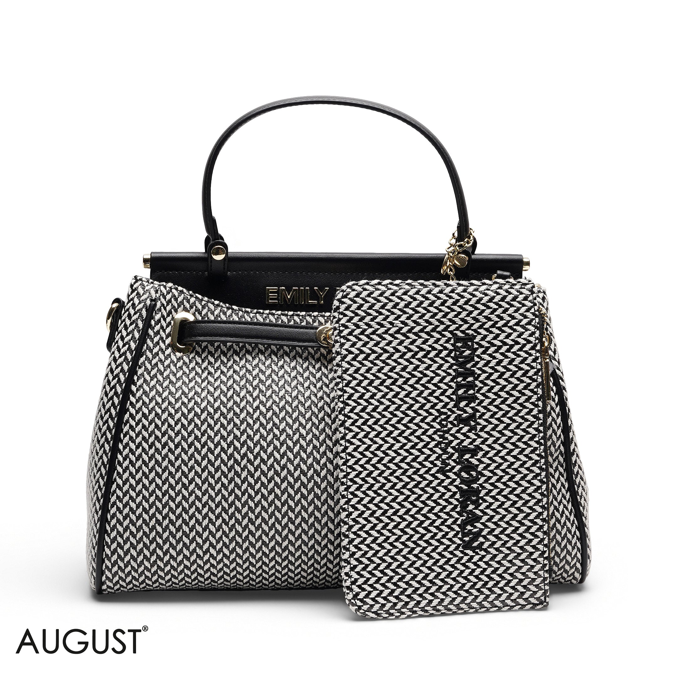 EMILY LORAN BLACK&WHITE BAG