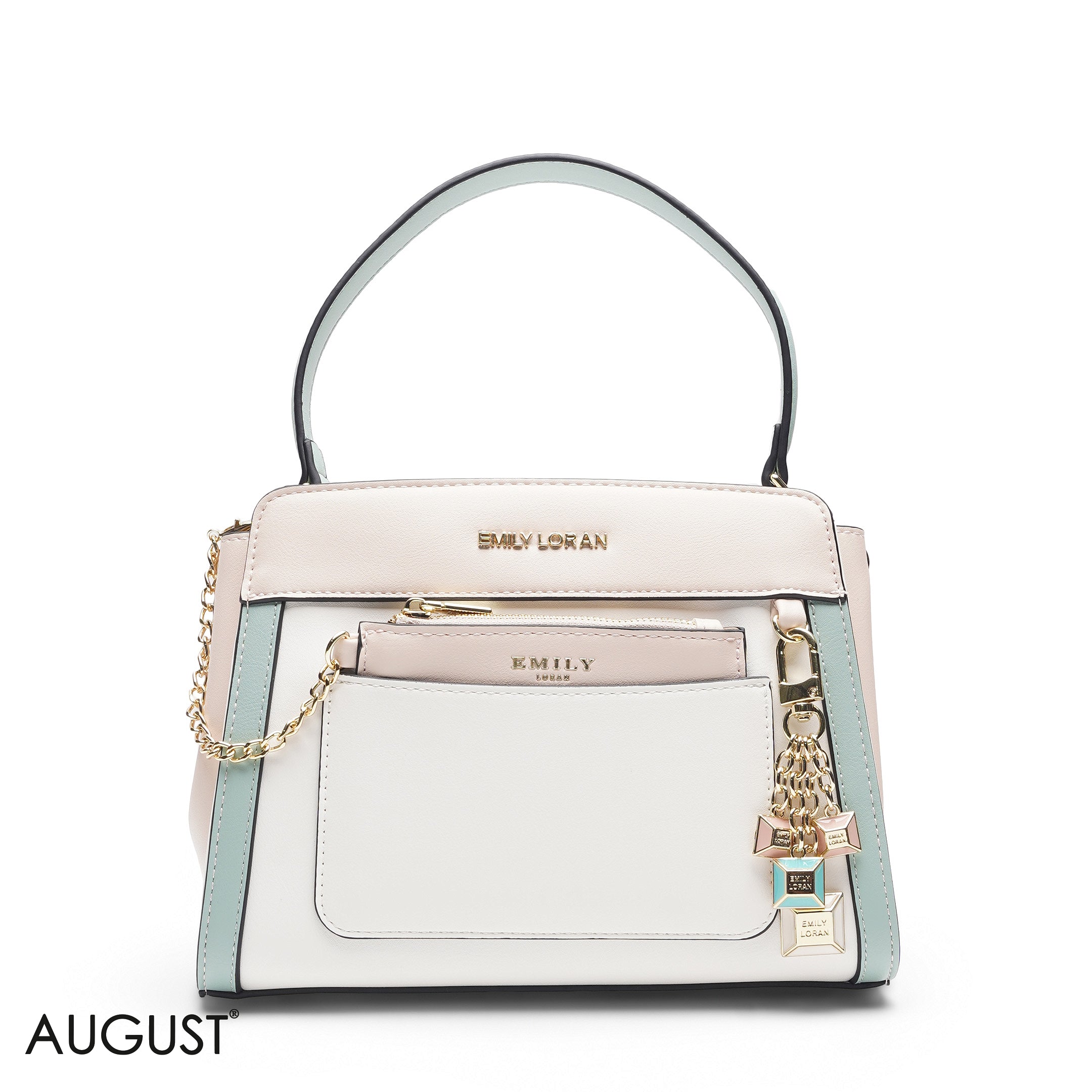 MULTICOLOR TOP HANDLE BAG - SMALL